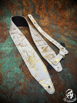 Image of Limited edition custom guitar strap-Face-Limit Design-L-460