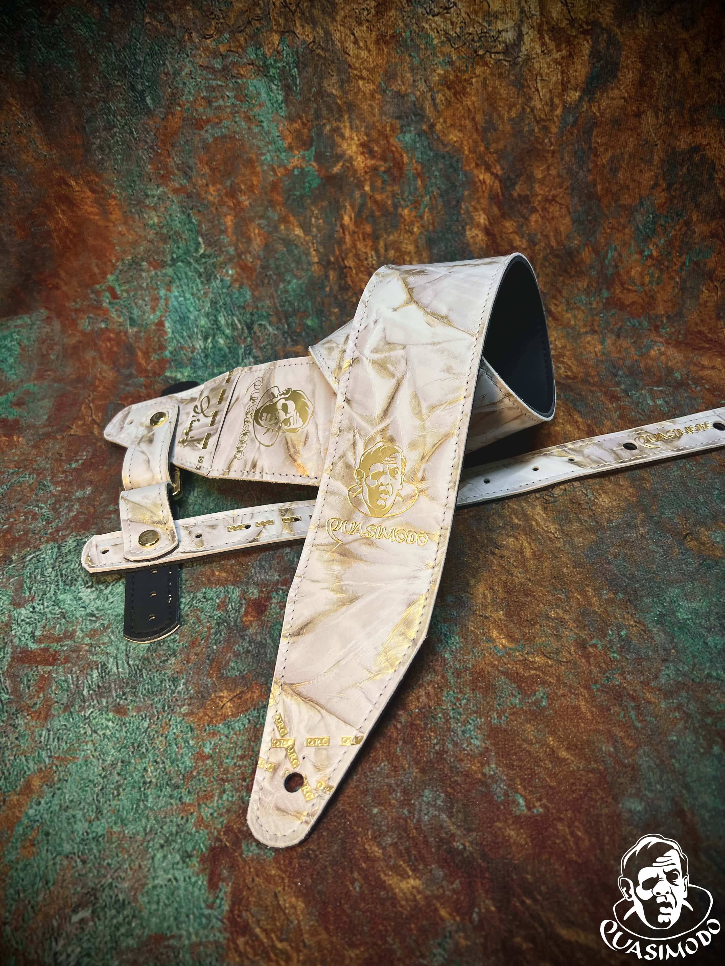 Image of Limited edition custom guitar strap-Face-Limit Design-L-460