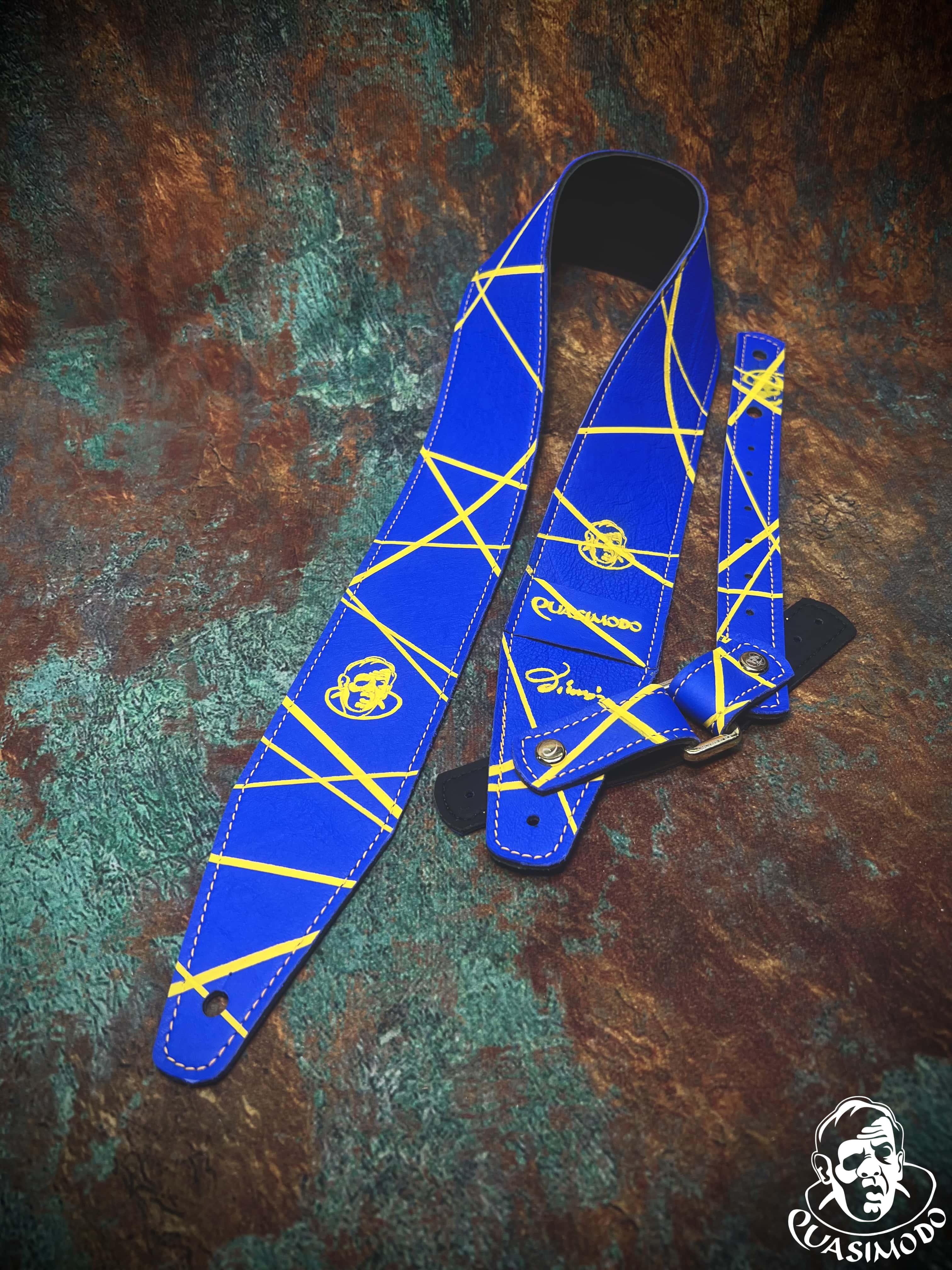 Limited edition custom guitar strap-Face-Limit Design-L-461
