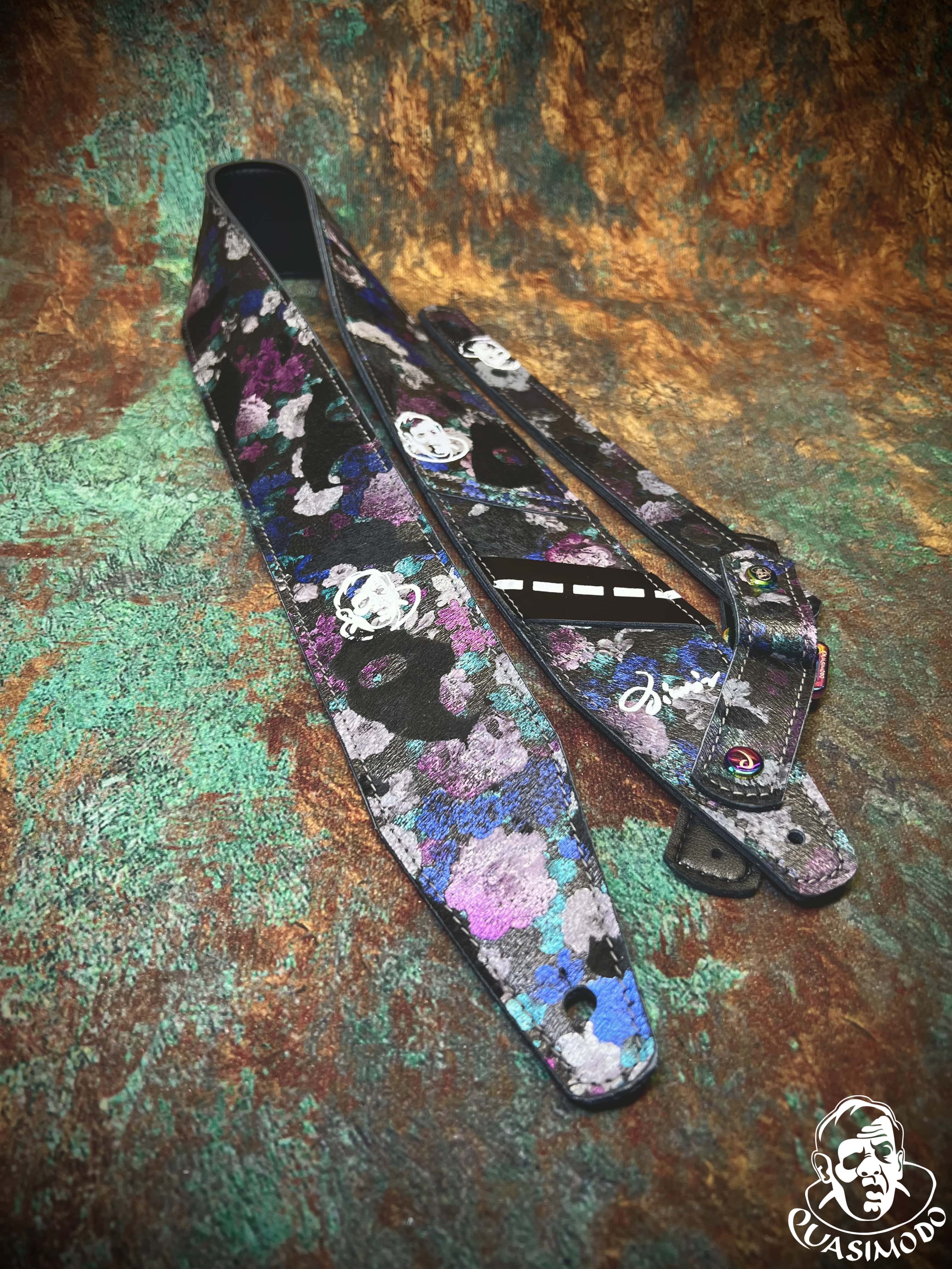 Limited edition custom guitar strap-Face-Limit Design-L-472