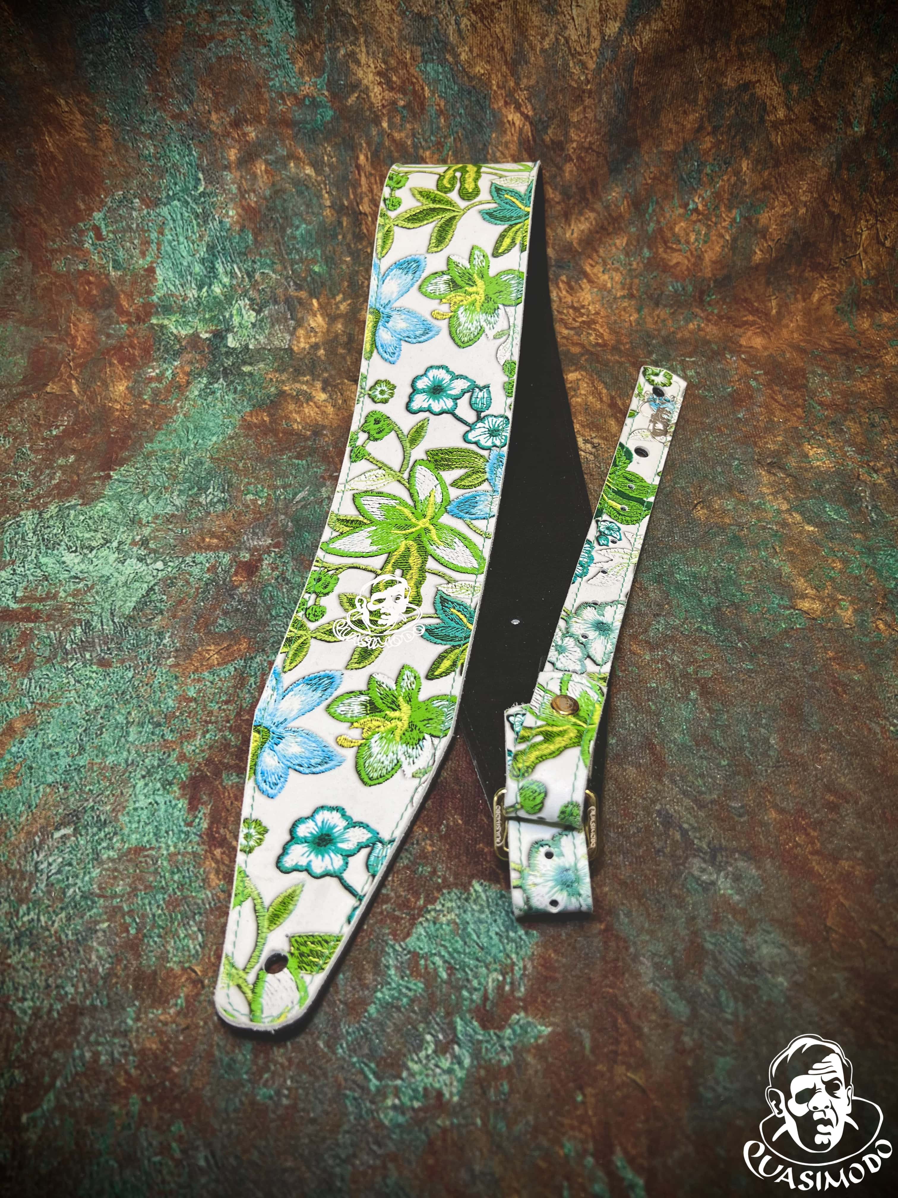 Image of Limited edition custom guitar strap-Face-Limit Design-L-473