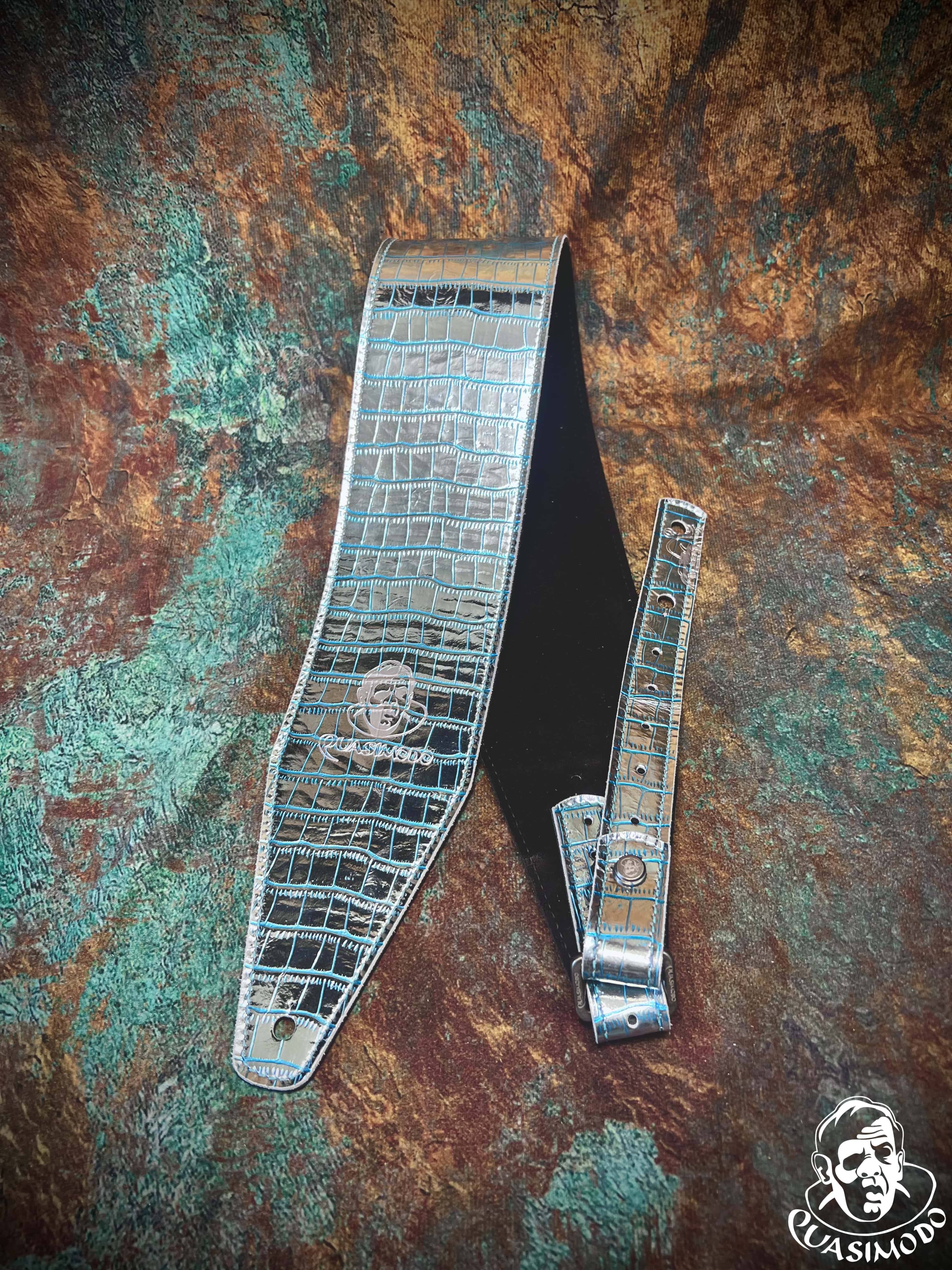 Image of Limited edition custom guitar strap-Face-Limit Design-L-476