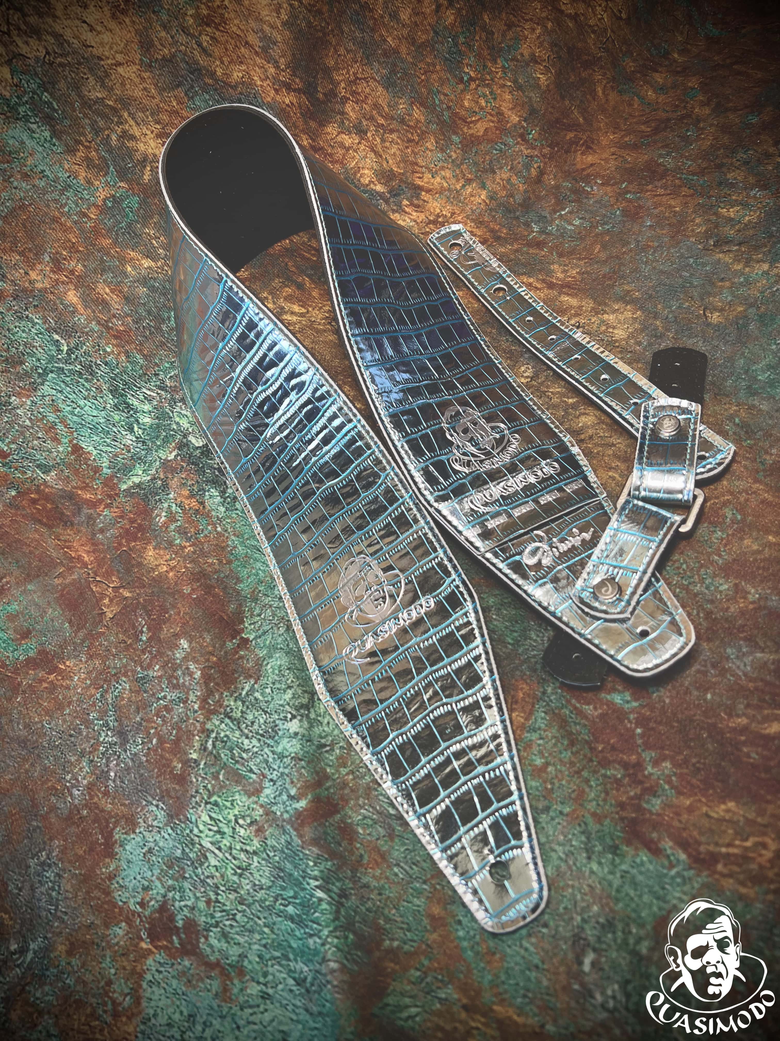 Image of Limited edition custom guitar strap-Face-Limit Design-L-476