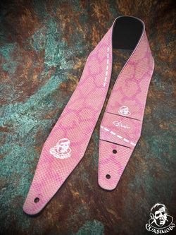 Image of Limited edition custom guitar strap-Face-Limit Design-L-477