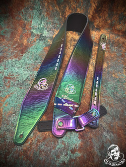 Image of Limited edition custom guitar strap-Face-Limit Design-L-482