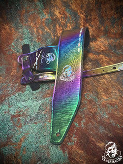 Image of Limited edition custom guitar strap-Face-Limit Design-L-482
