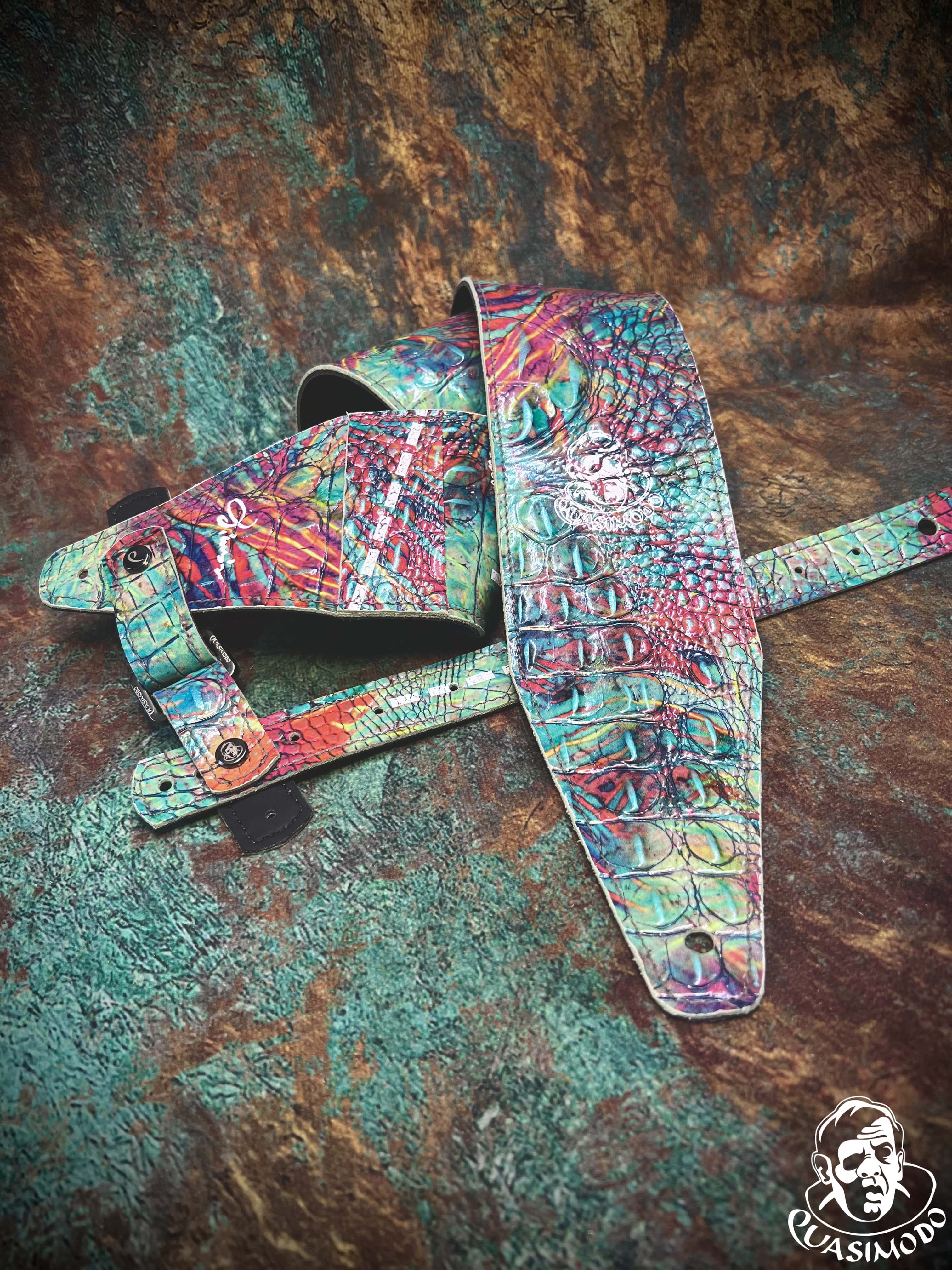 Limited edition custom guitar strap-Face-Limit Design-L-483