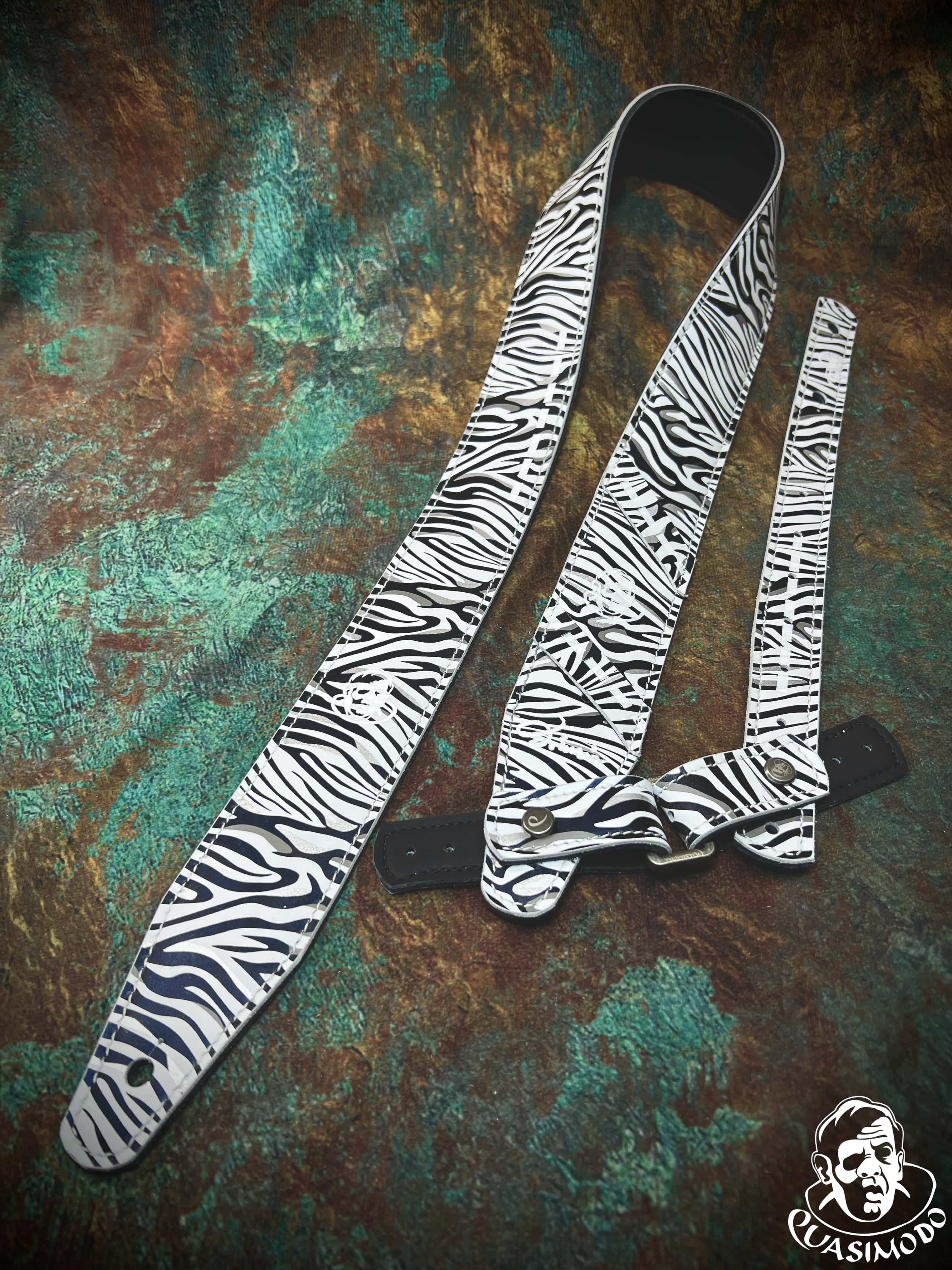 Image of Limited edition custom guitar strap-Face-Limit Design-L-492