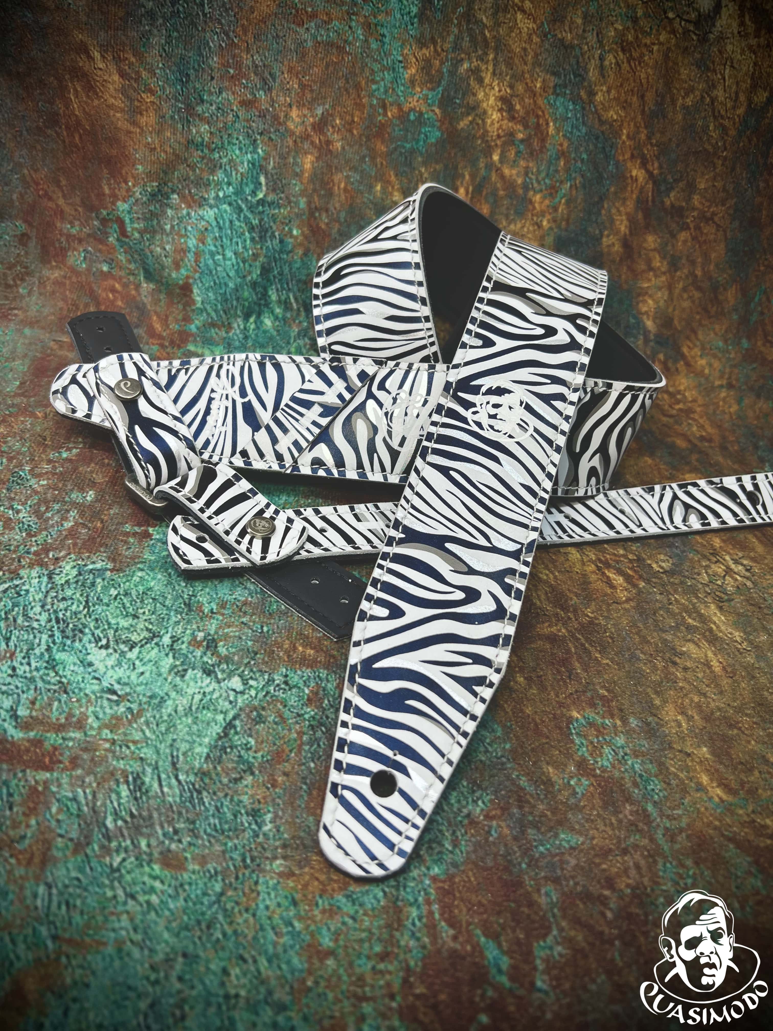 Image of Limited edition custom guitar strap-Face-Limit Design-L-492