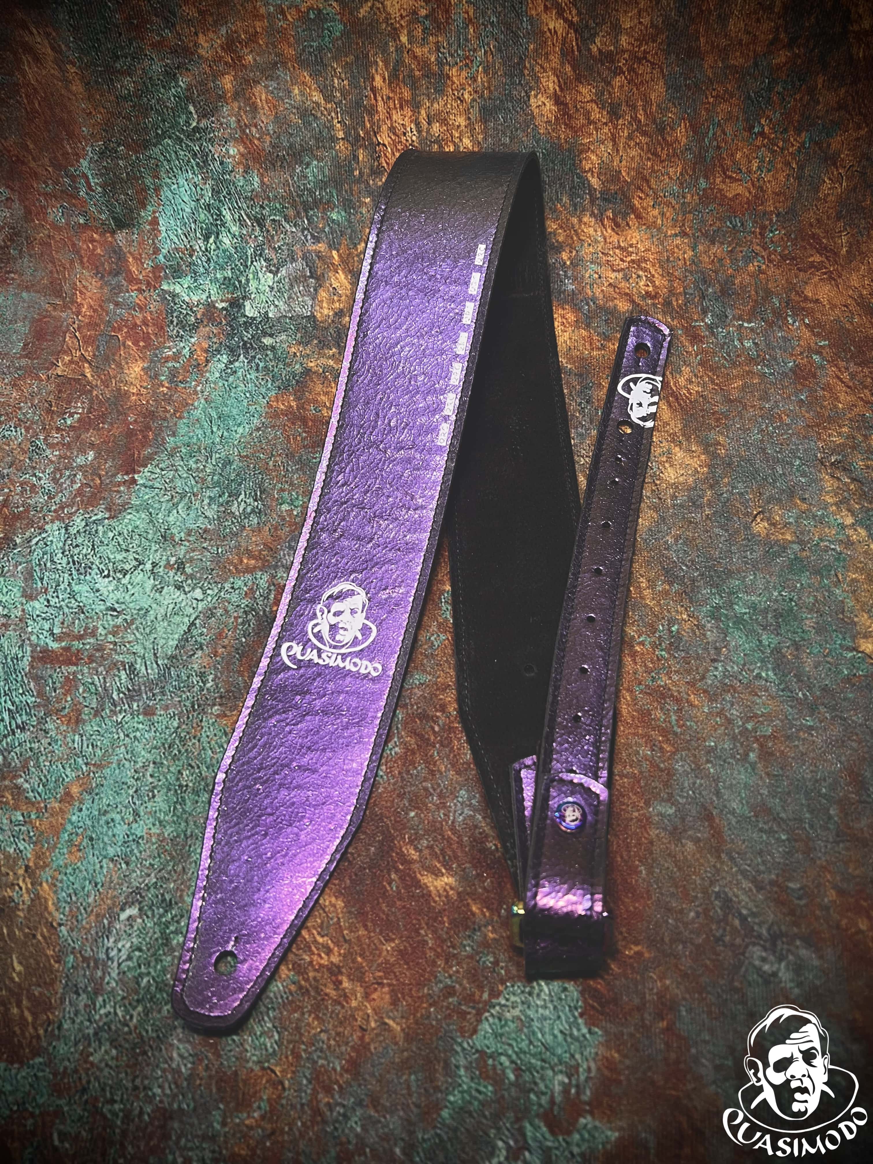 Image of Limited edition custom guitar strap-Face-Limit Design-L-497