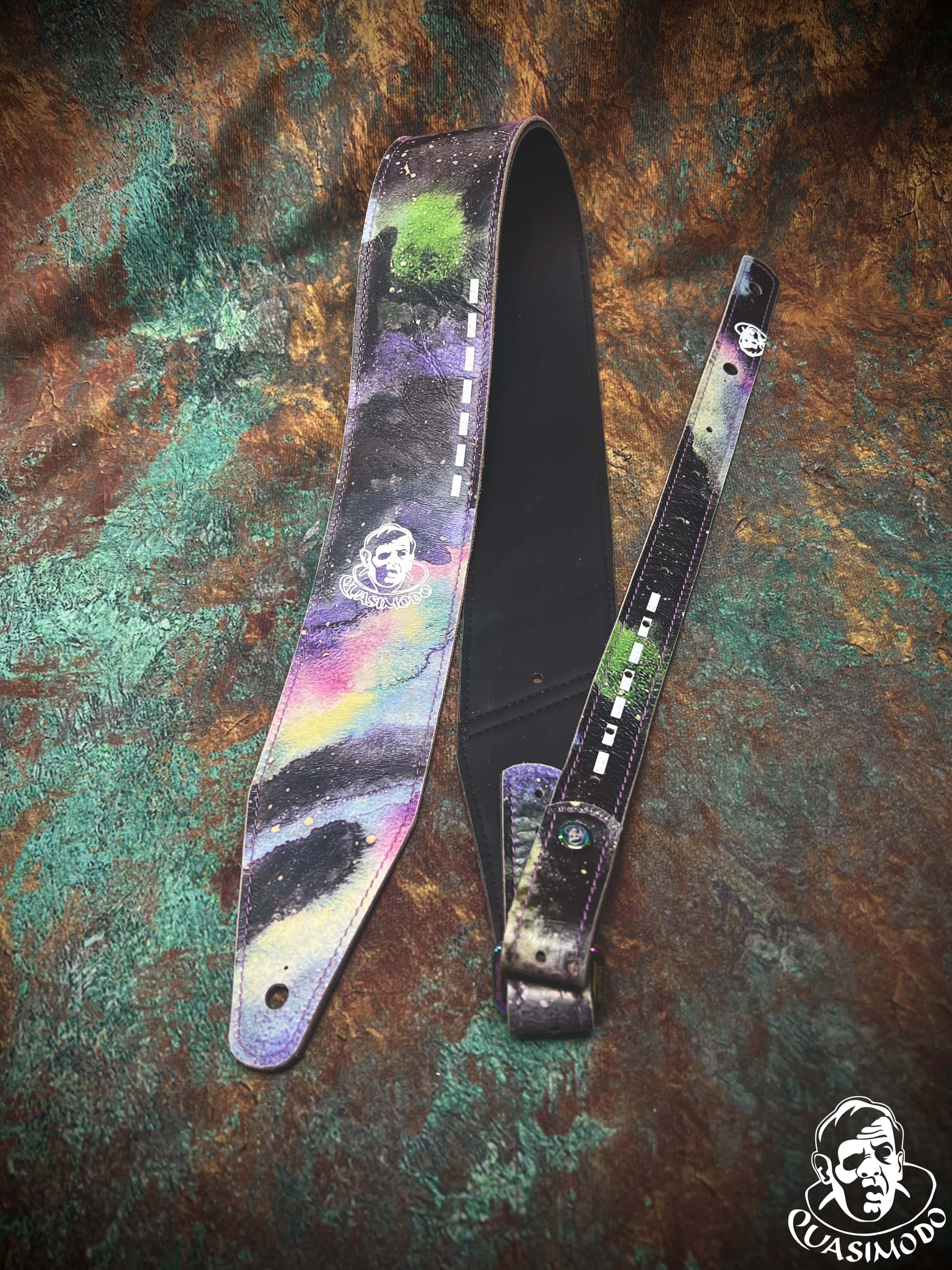 Image of Limited edition custom guitar strap-Face-Limit Design-L-505