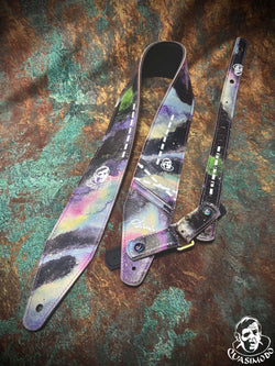 Image of Limited edition custom guitar strap-Face-Limit Design-L-505