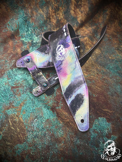 Image of Limited edition custom guitar strap-Face-Limit Design-L-505
