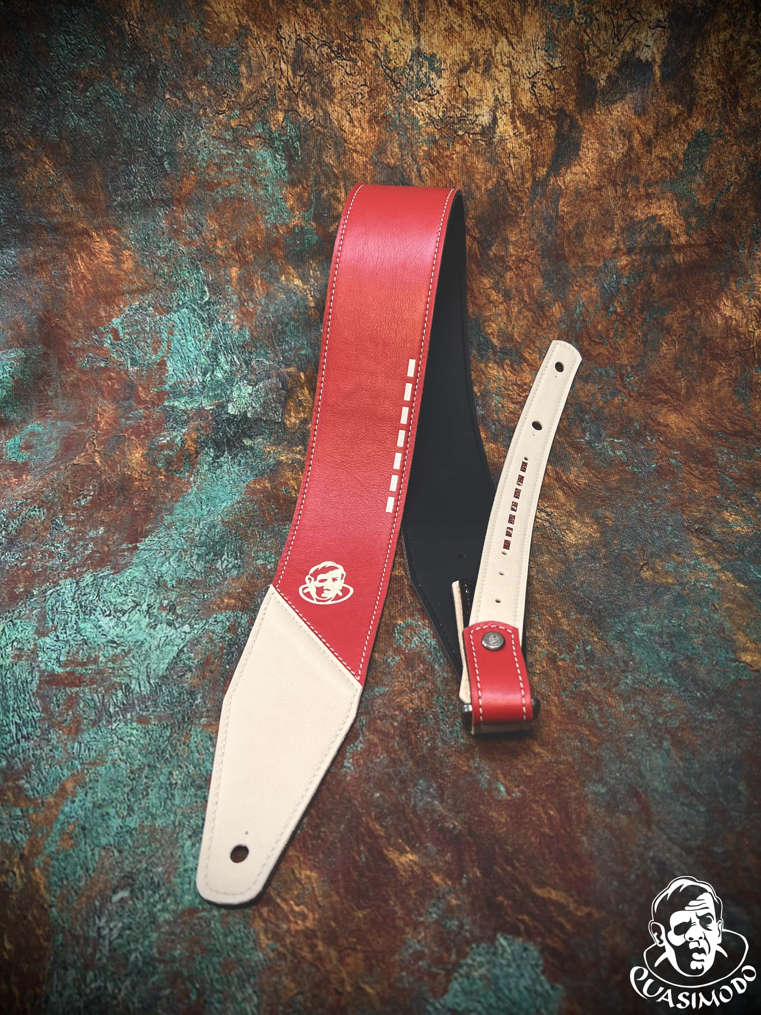 Image of Limited edition custom guitar strap-Face-Limit Design-L-537