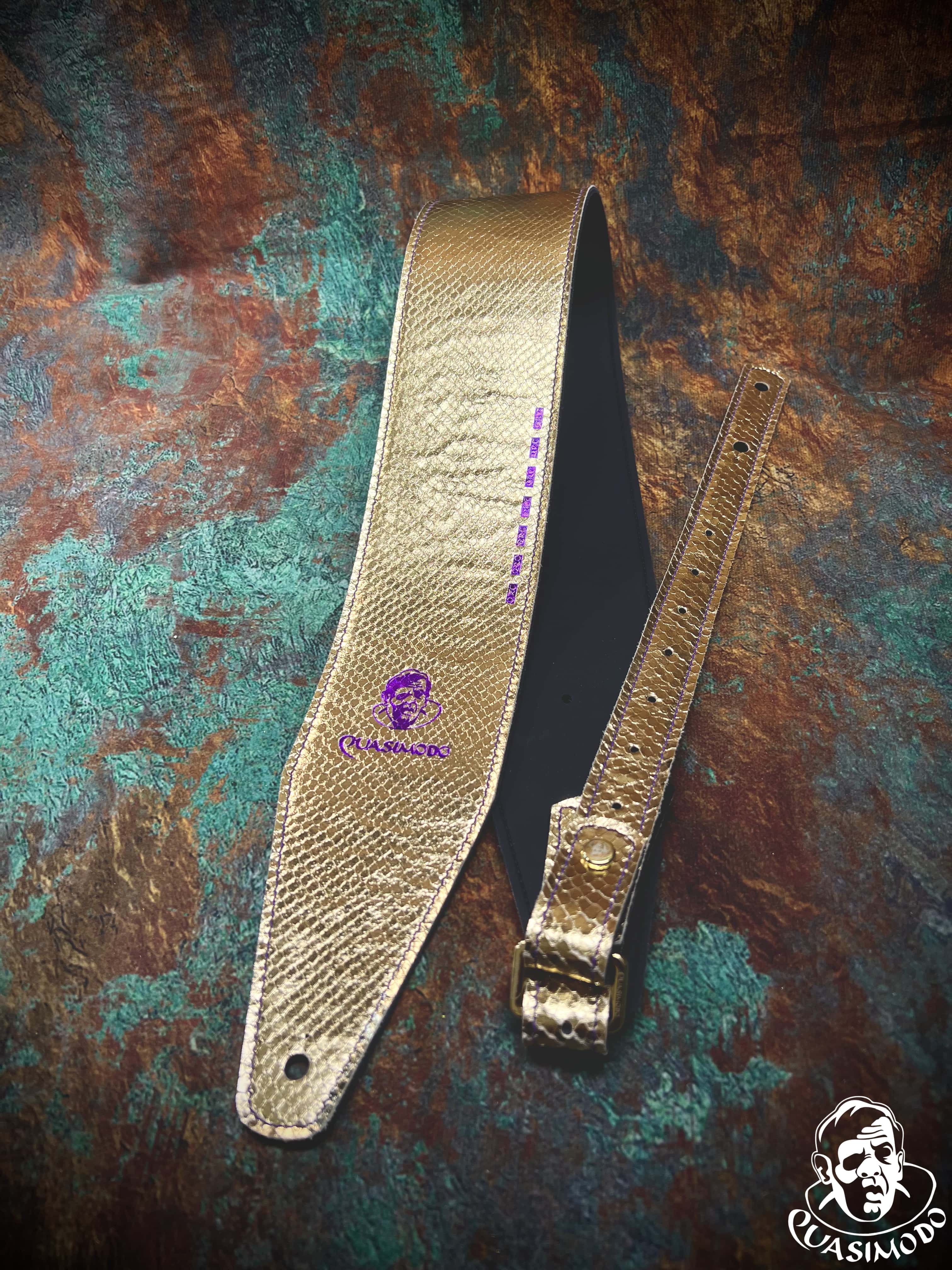 Image of Limited edition custom guitar strap-Face-Limit Design-L-541