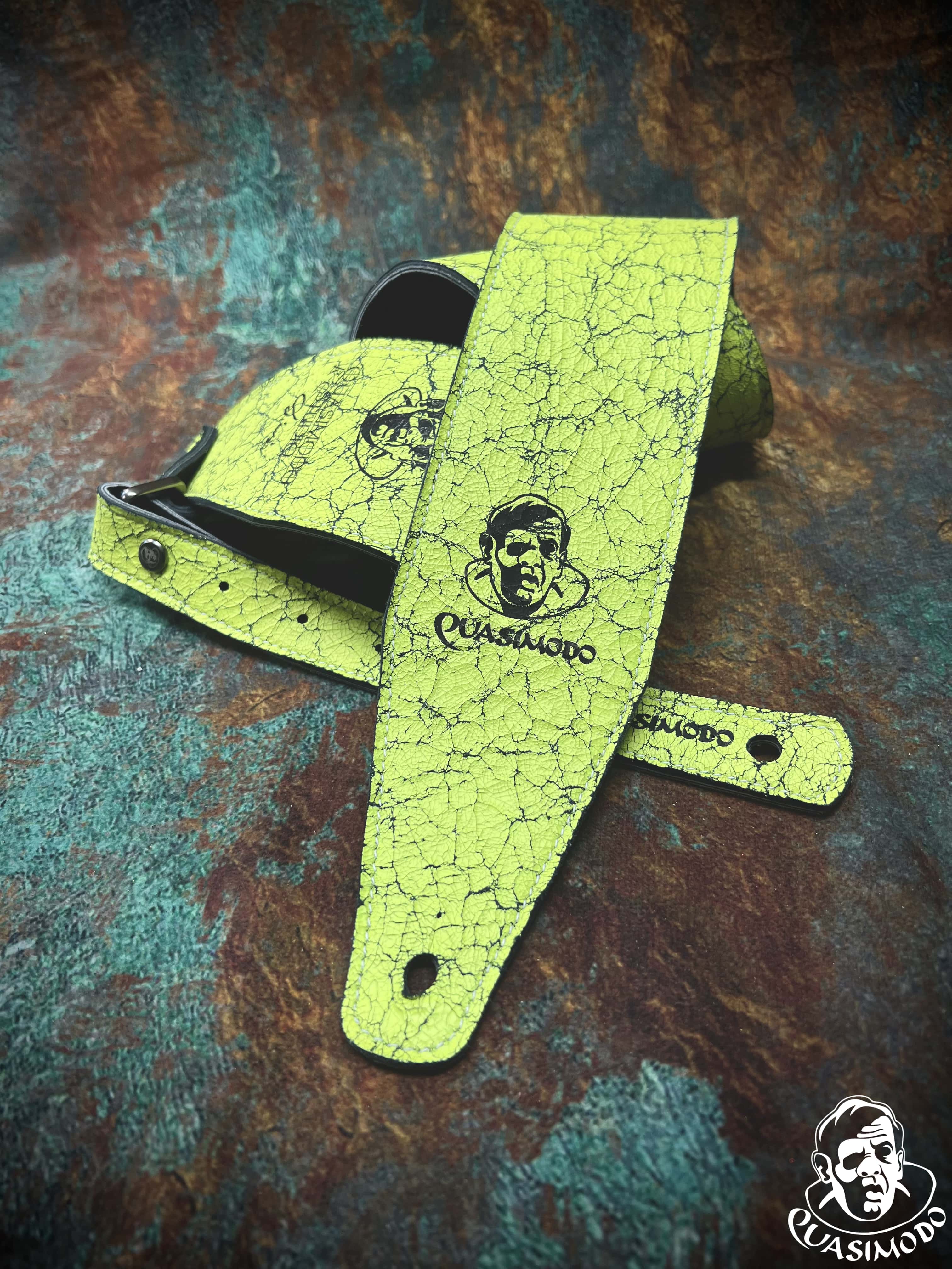 Image of Limited edition custom guitar strap-Face-Limit Design-L-543