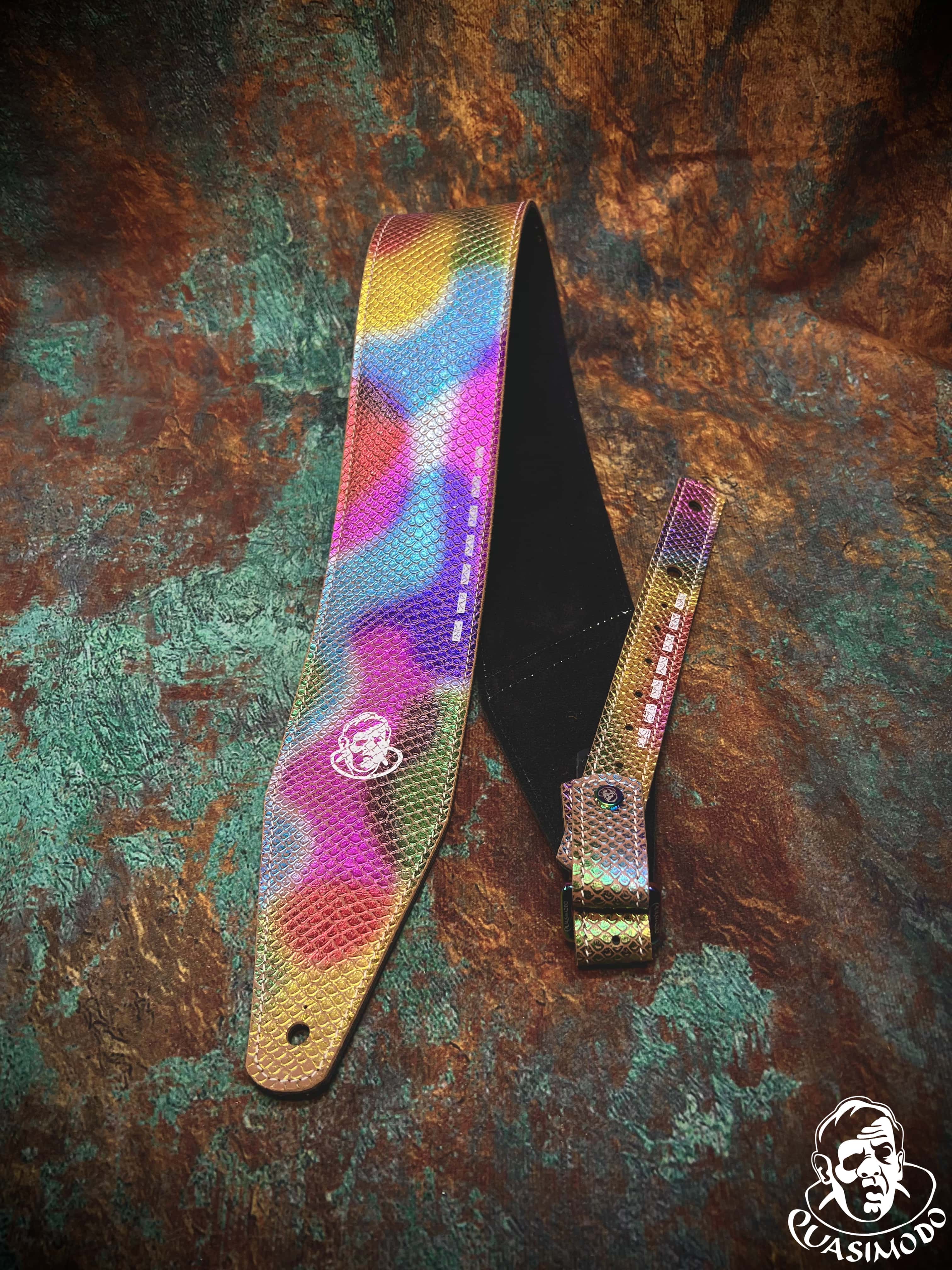 Image of Limited edition custom guitar strap-Face-Limit Design-L-552