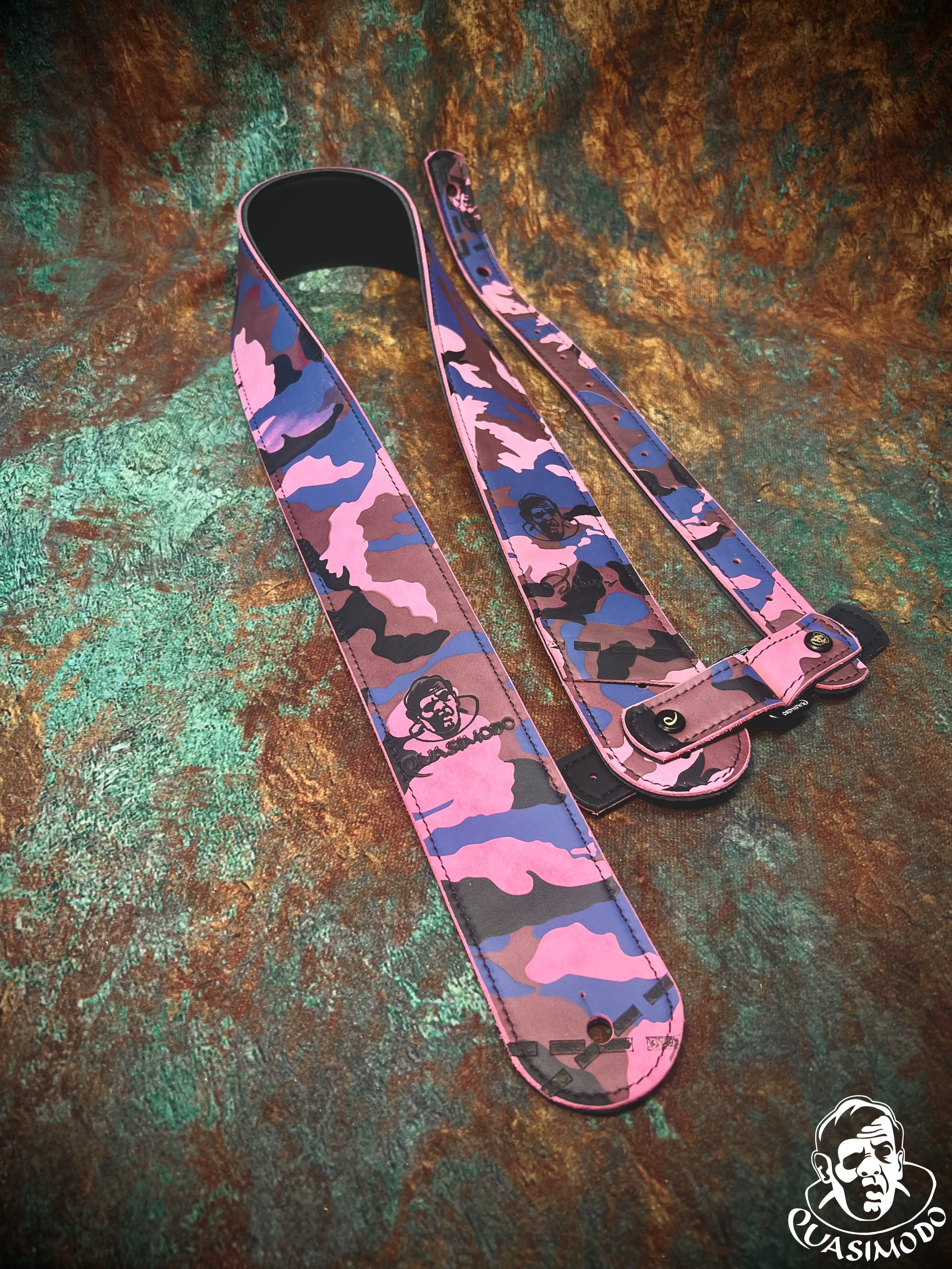 Limited edition custom guitar strap-Face-Limit Design-L-558