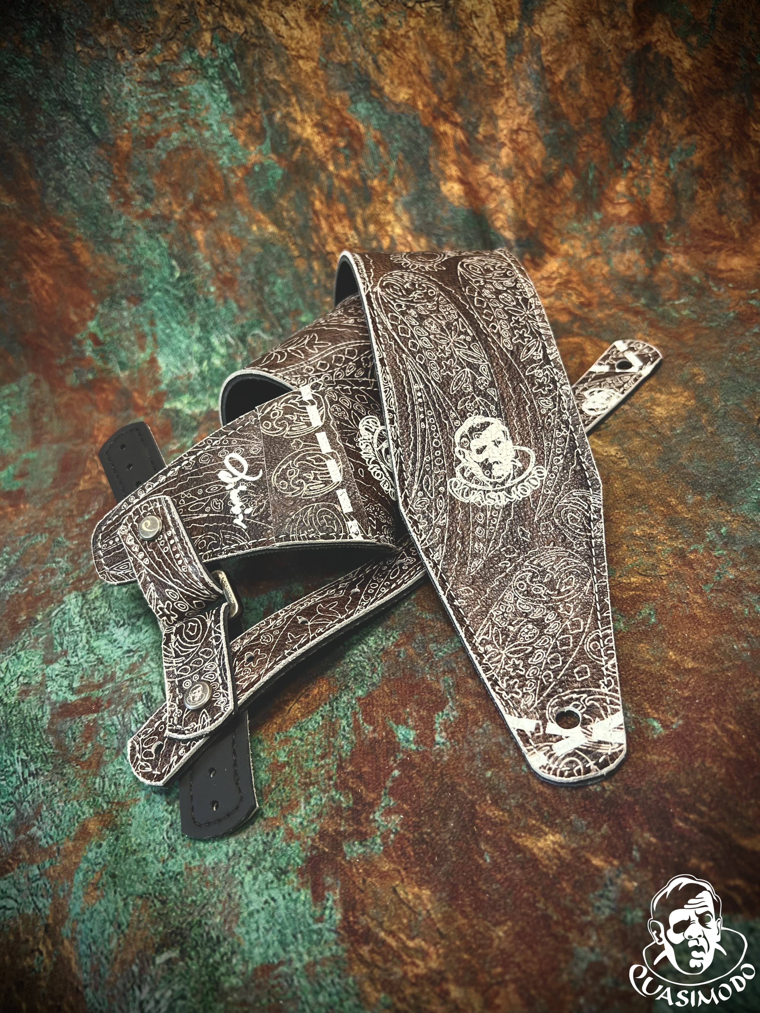 Limited edition custom guitar strap-Face-Limit Design-L-560