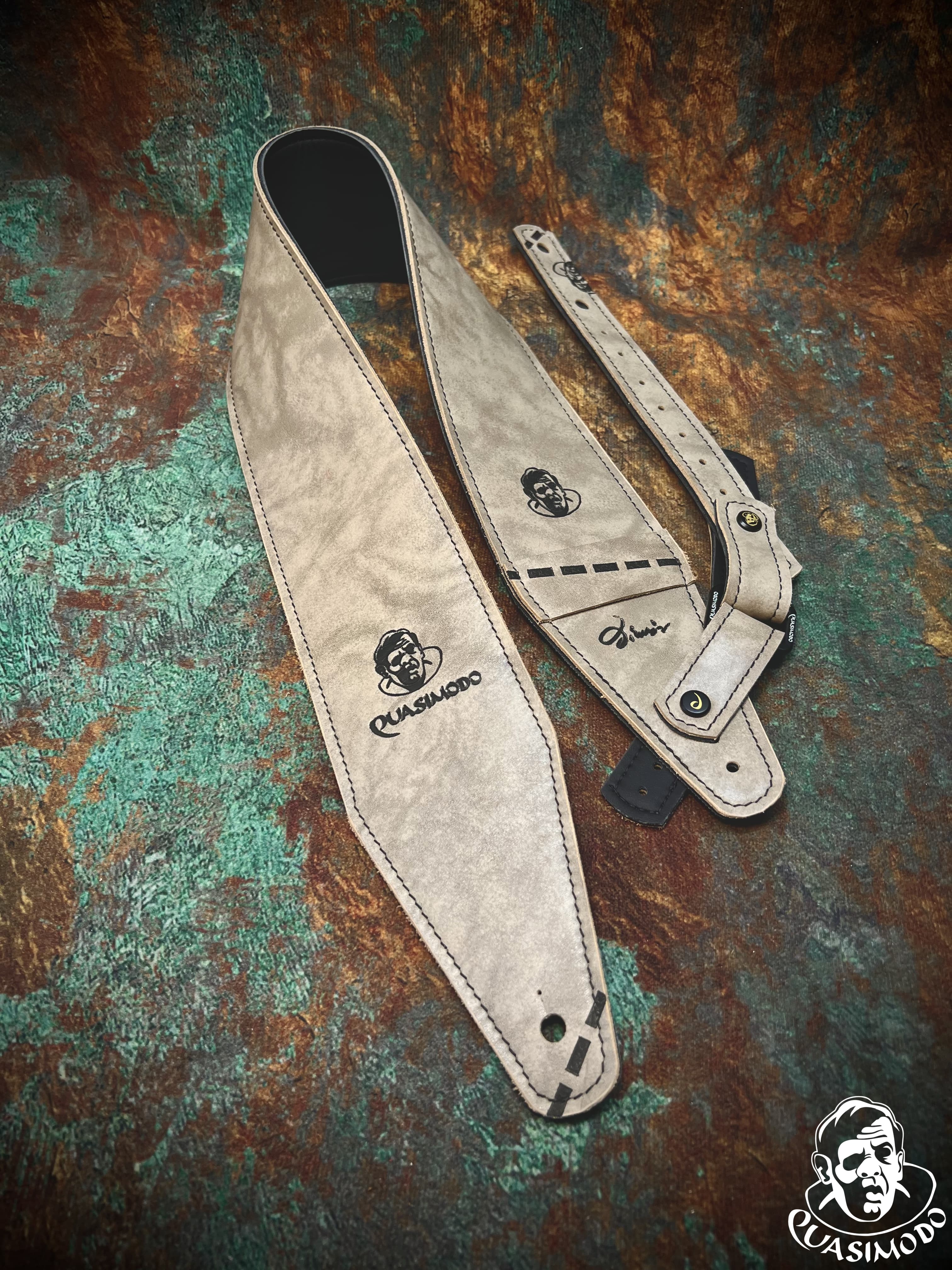 Limited edition custom guitar strap-Face-Limit Design-L-565