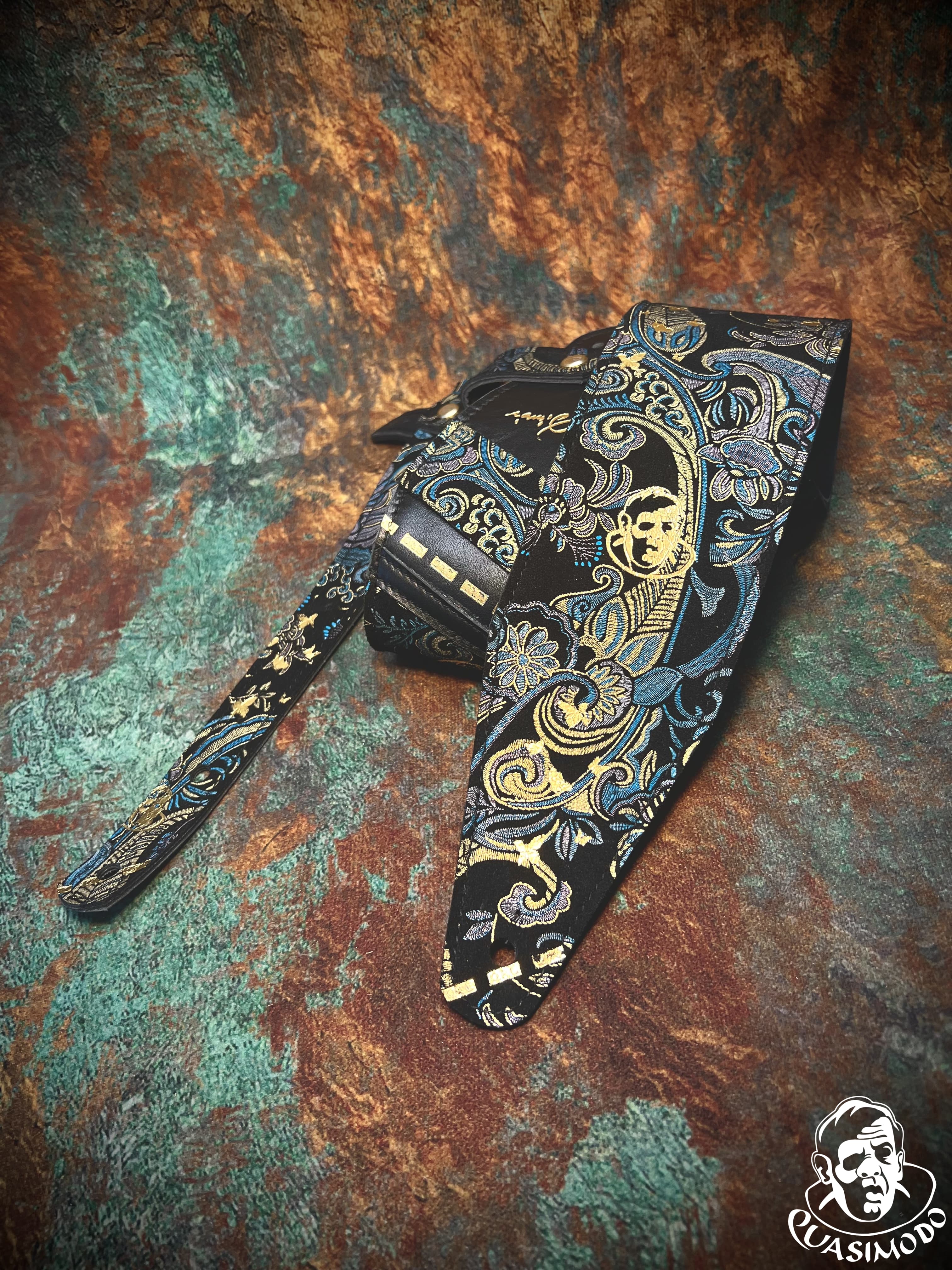 Limited edition custom guitar strap-Face-Limit Design-L-566