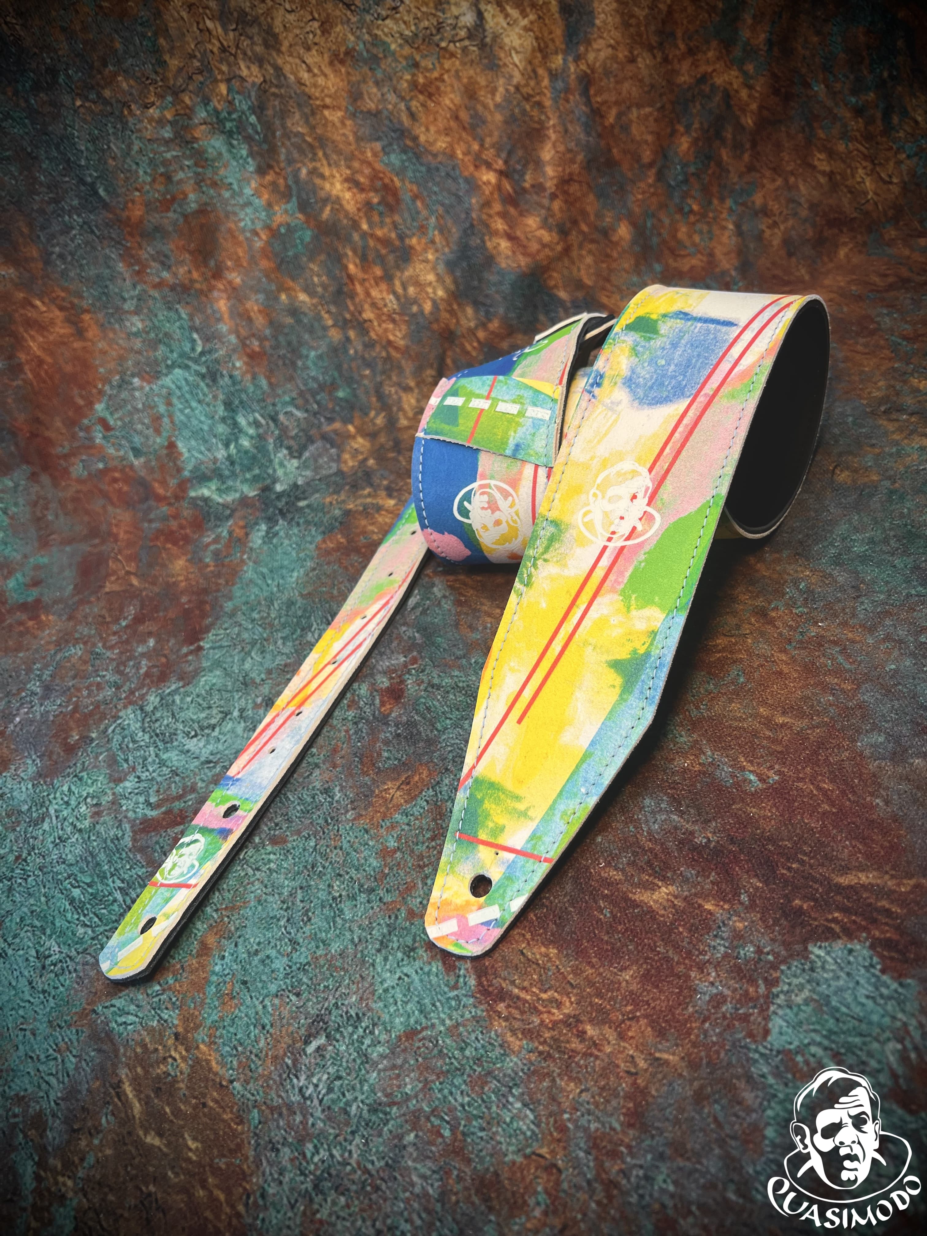 Limited edition custom guitar strap-Face-Limit Design-L-569