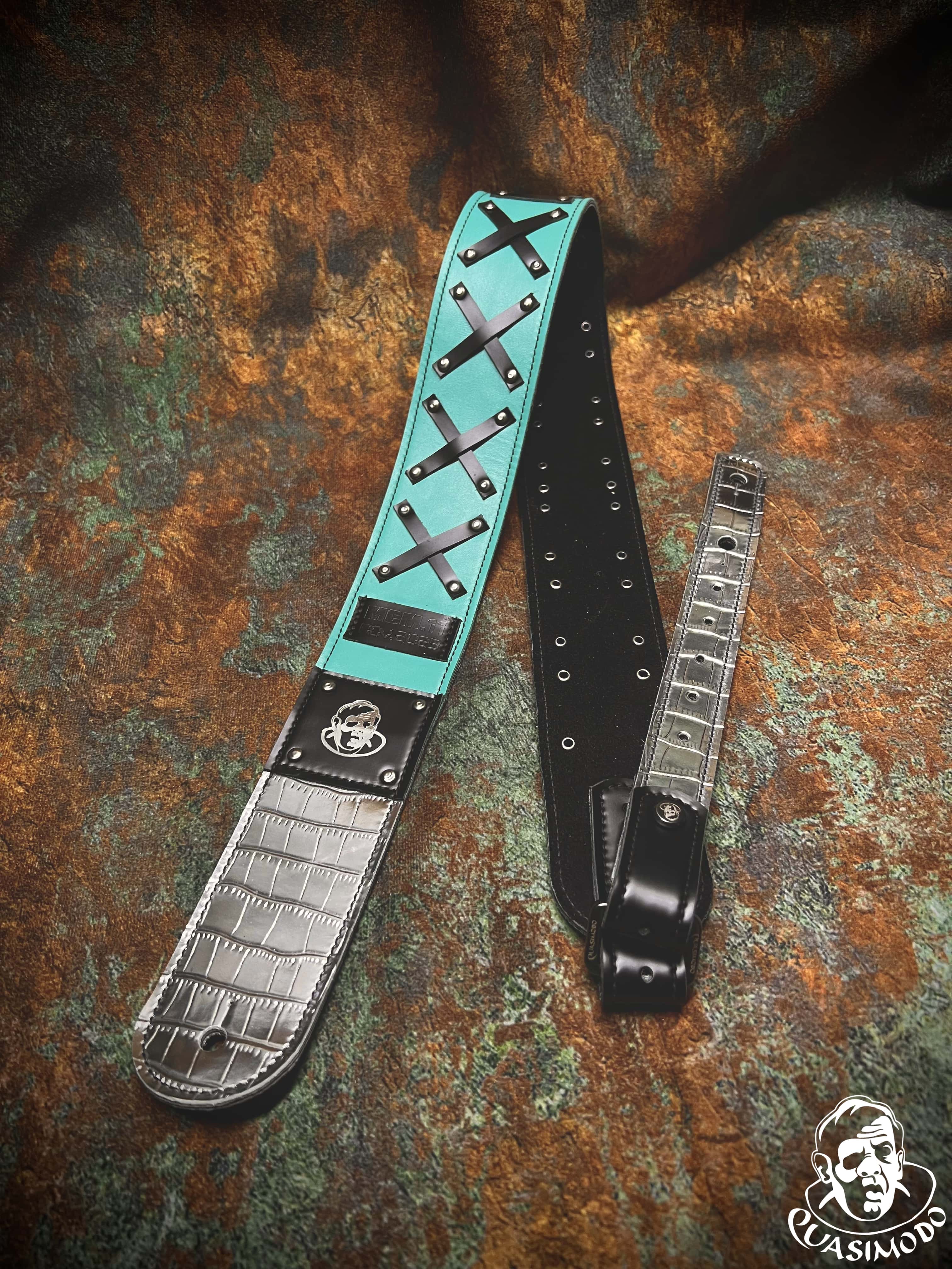 Image of Master handmade creative guitar straps-Face-Master Design-M-001