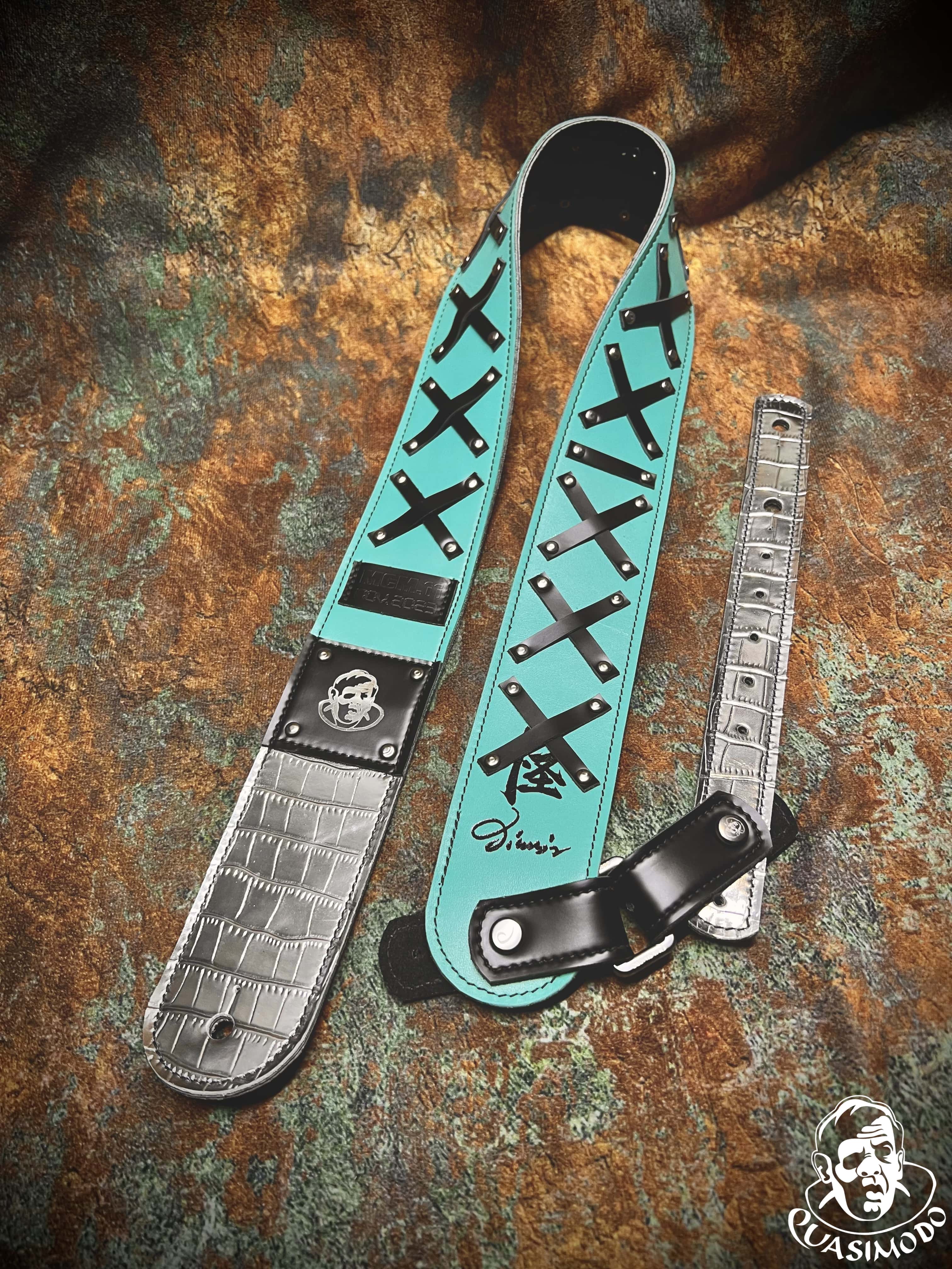 Image of Master handmade creative guitar straps-Face-Master Design-M-001