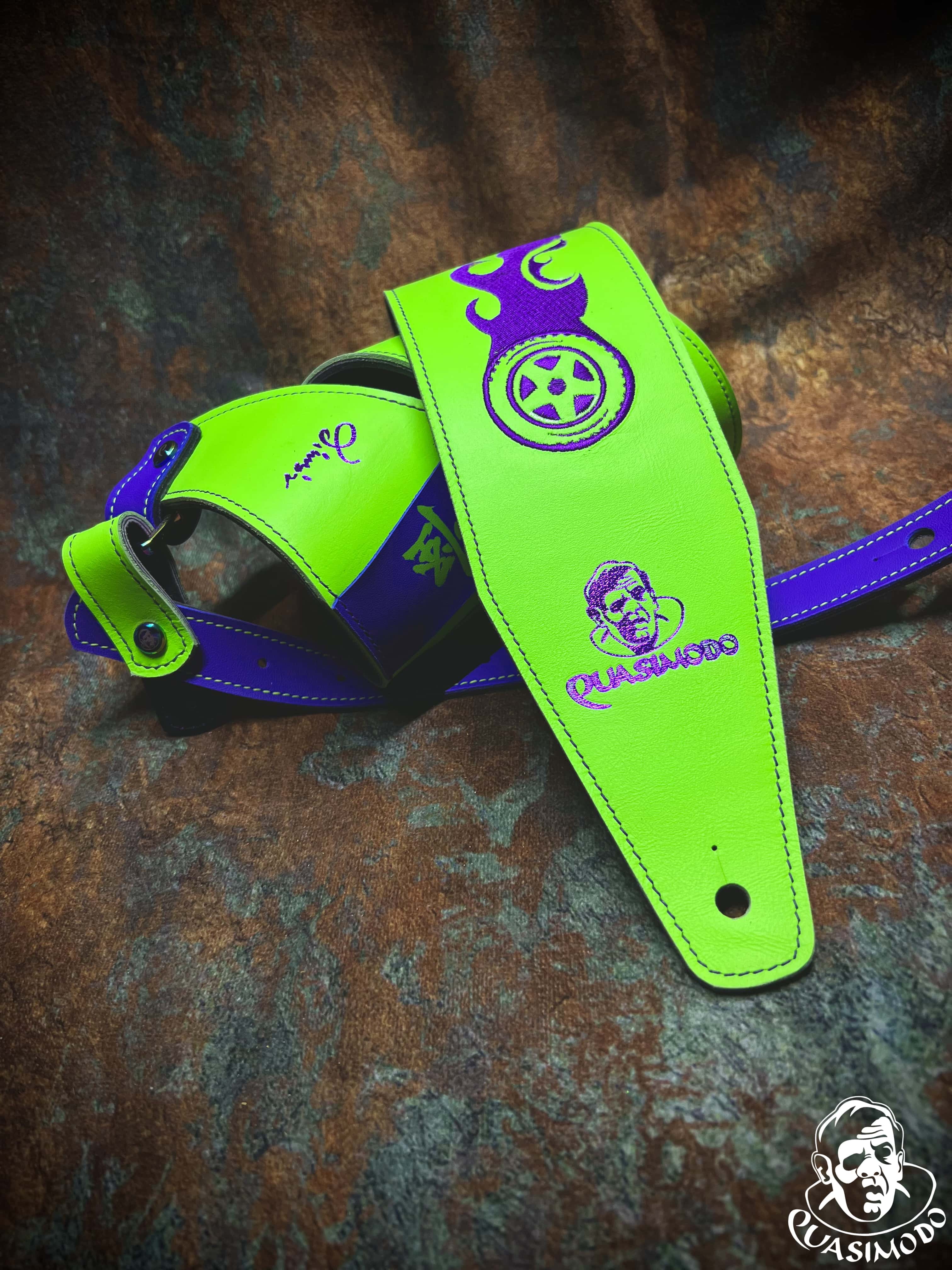 Image of Master handmade creative guitar straps-Face-Master Design-M-010