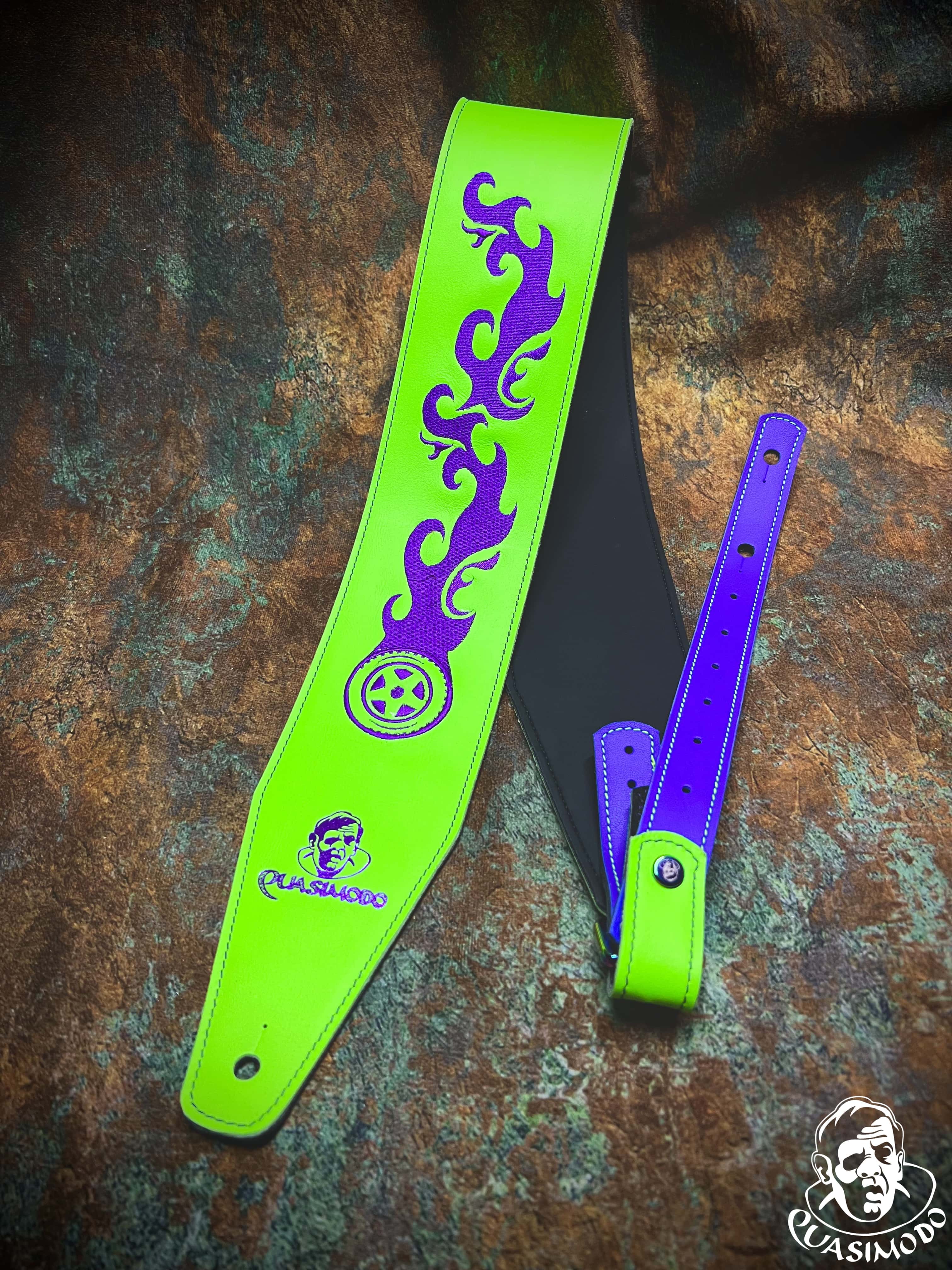 Image of Master handmade creative guitar straps-Face-Master Design-M-010