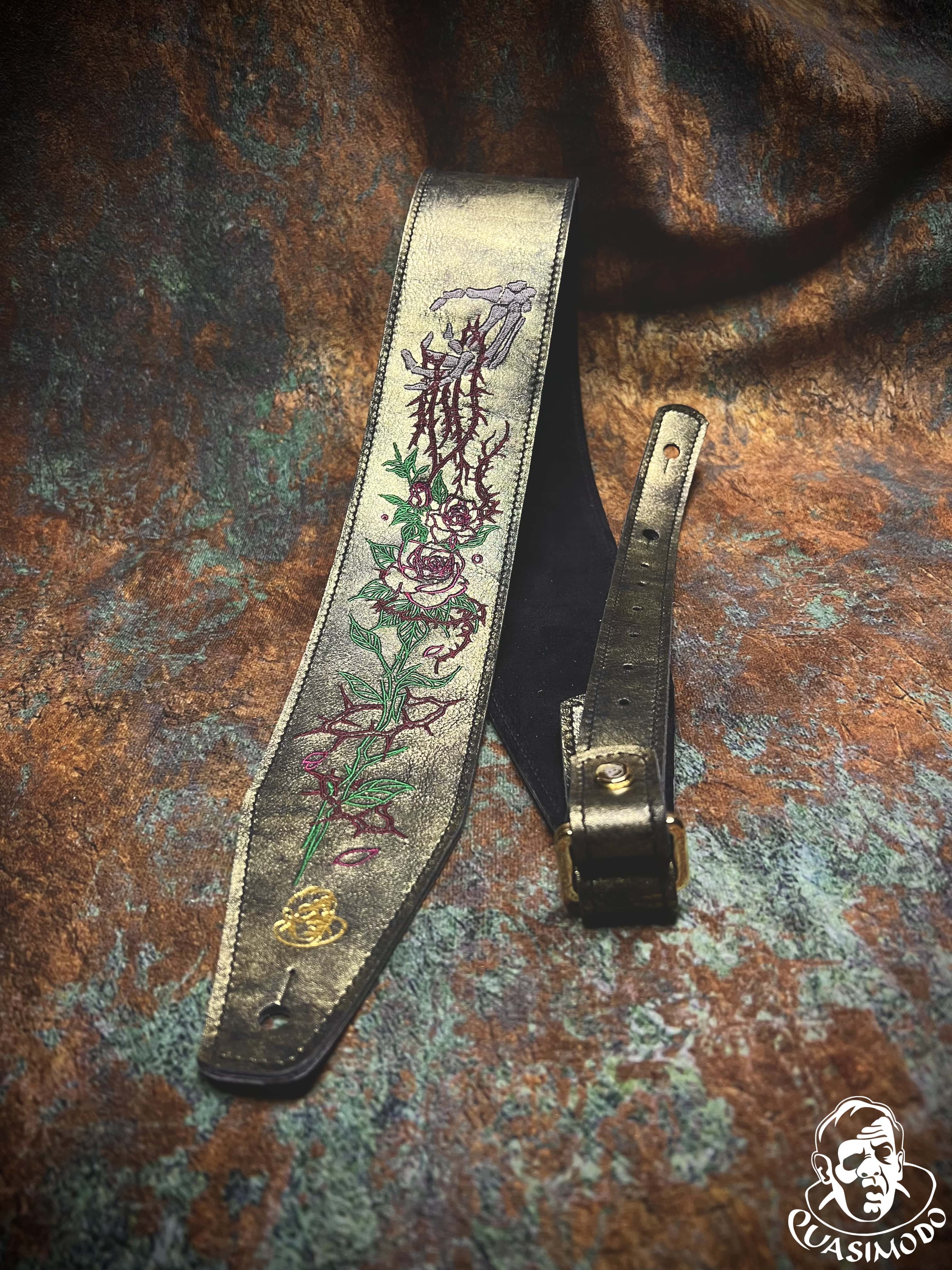 Image of Master handmade creative guitar straps-Face-Master Design-M-011