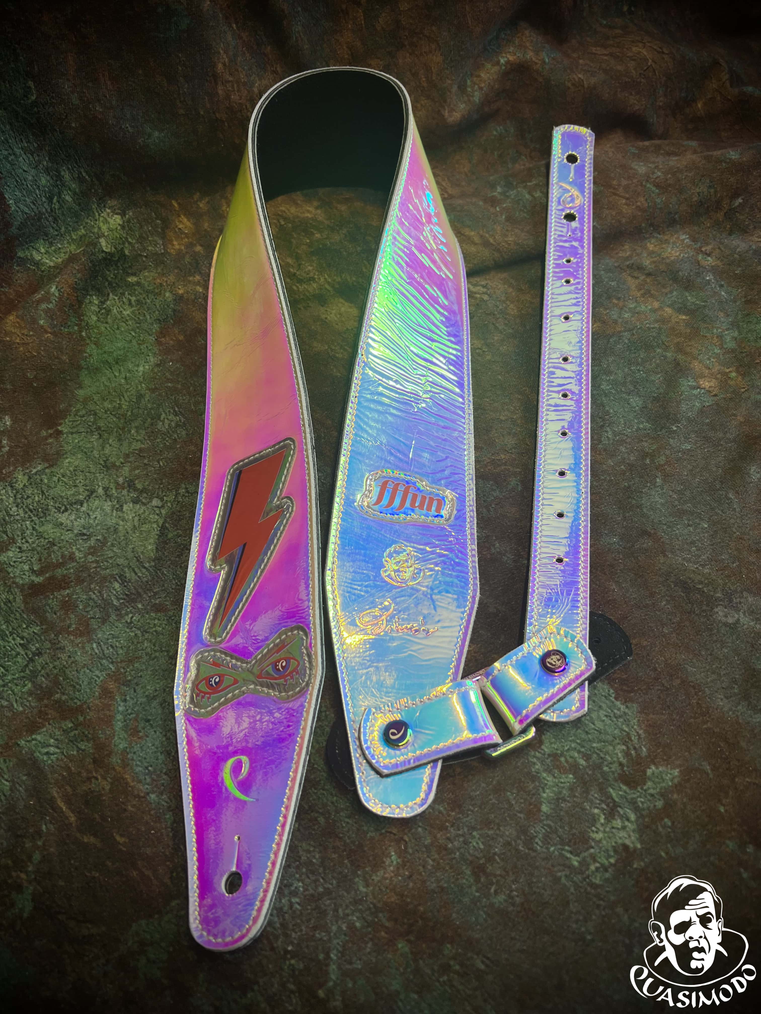 Image of Master handmade creative guitar straps-Face-Master Design-M-035