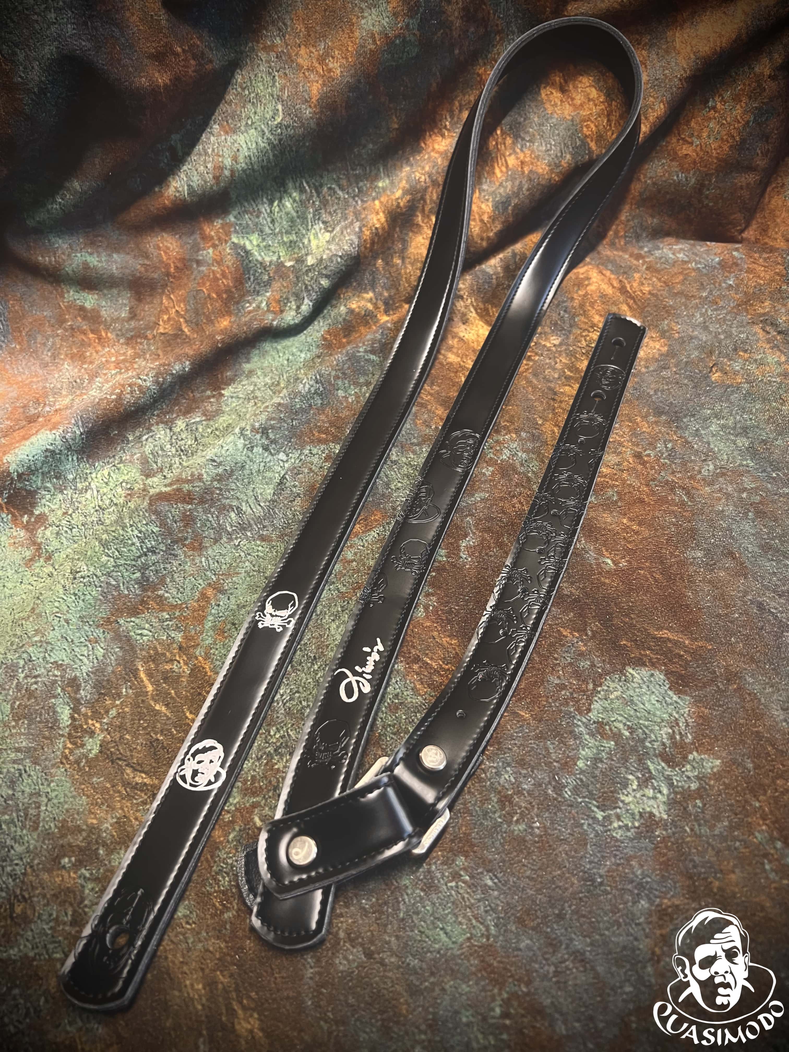 Image of Master handmade creative guitar straps-Face-Master Design-M-037