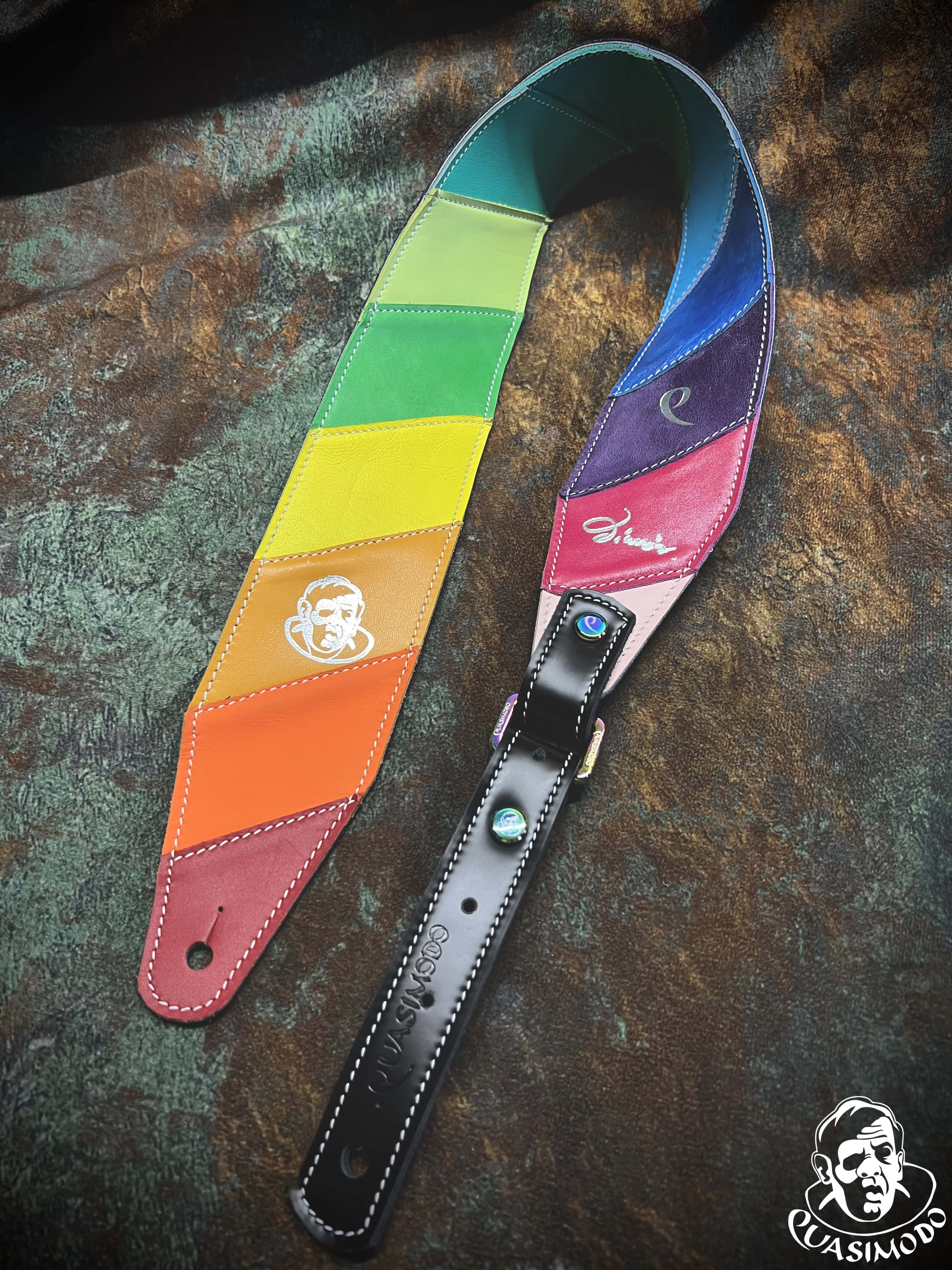 Image of Master handmade creative guitar straps-Face-Master Design-M-040