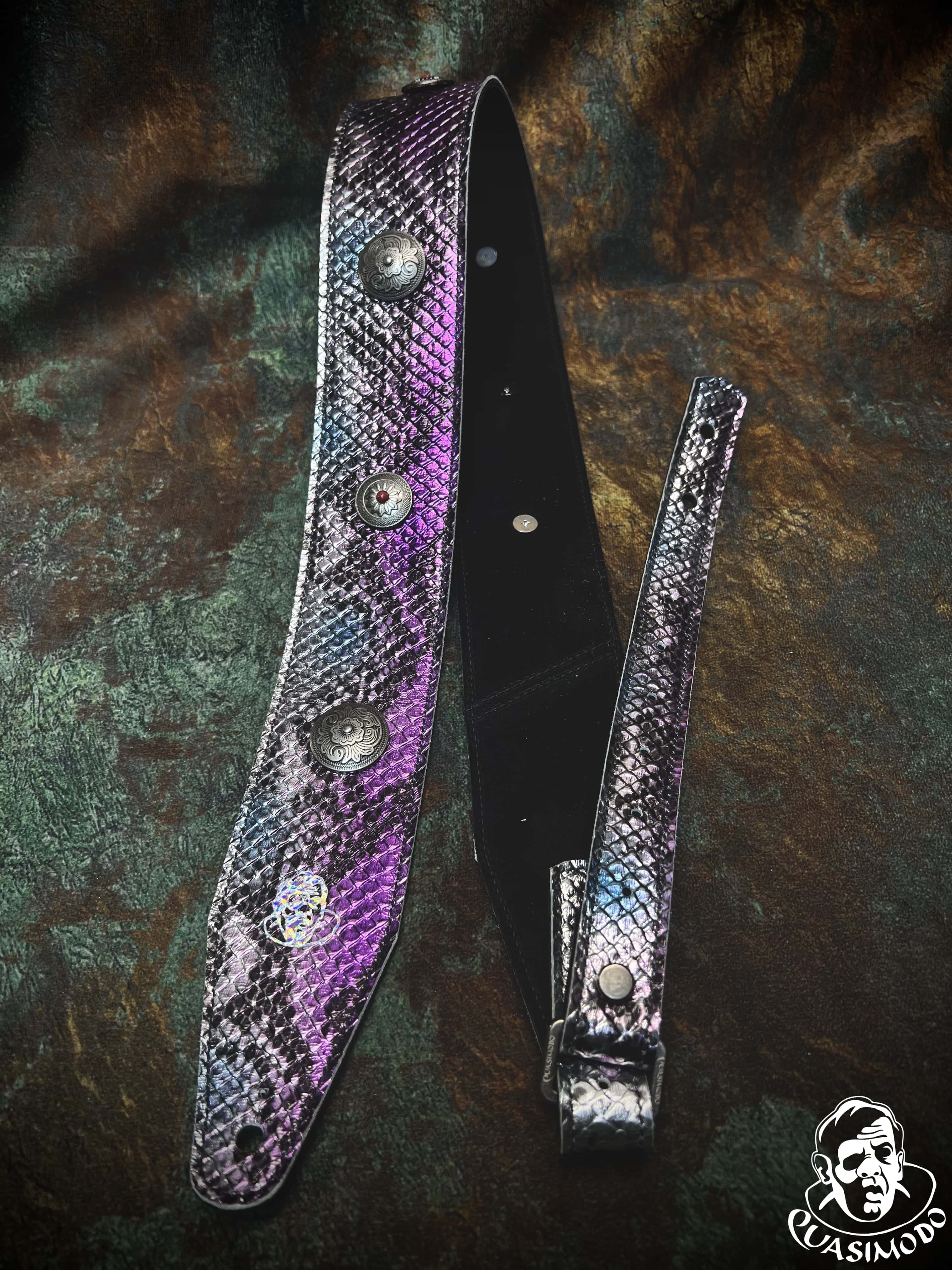 Image of Master handmade creative guitar straps-Face-Master Design-M-058