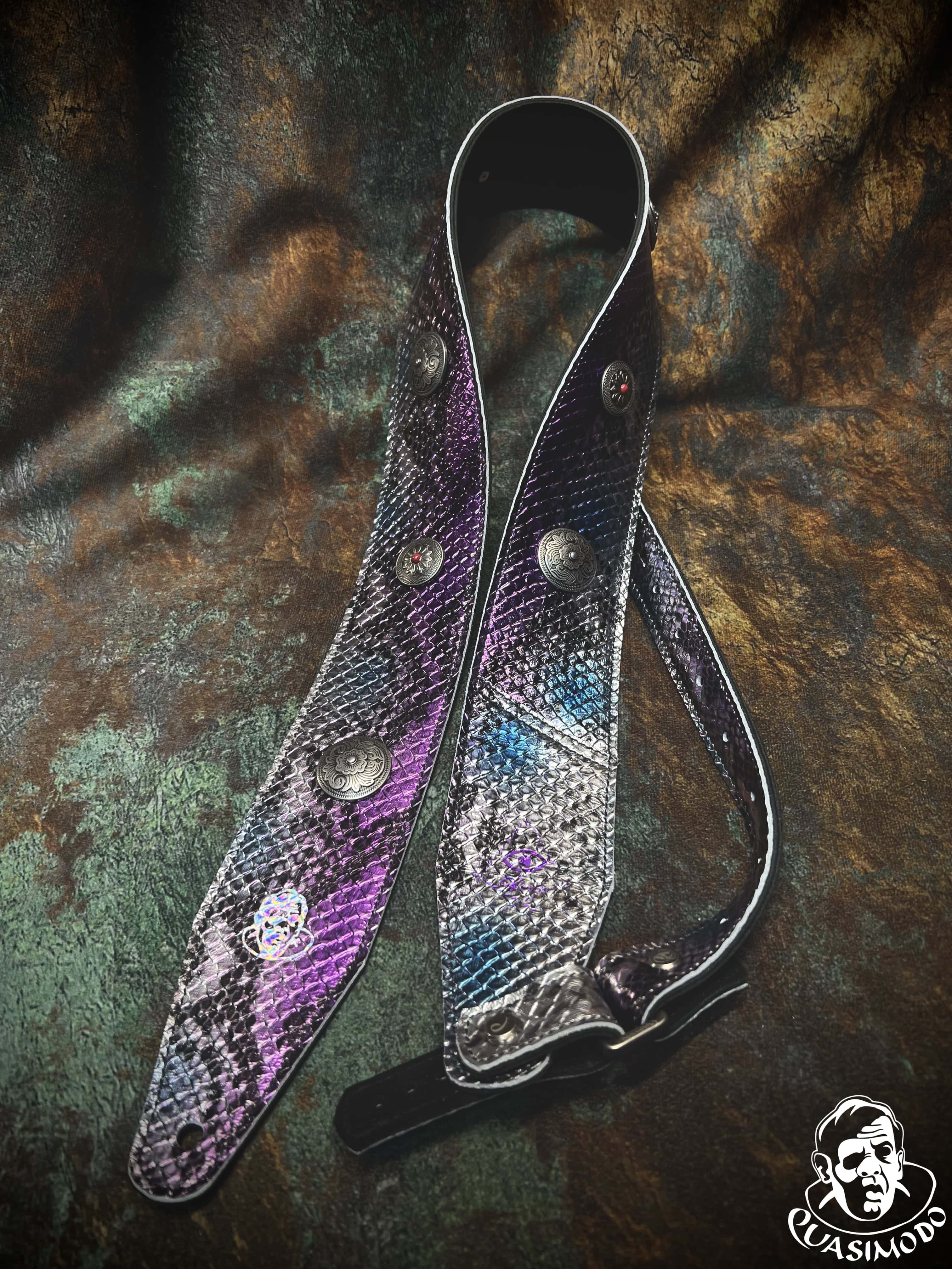 Image of Master handmade creative guitar straps-Face-Master Design-M-058