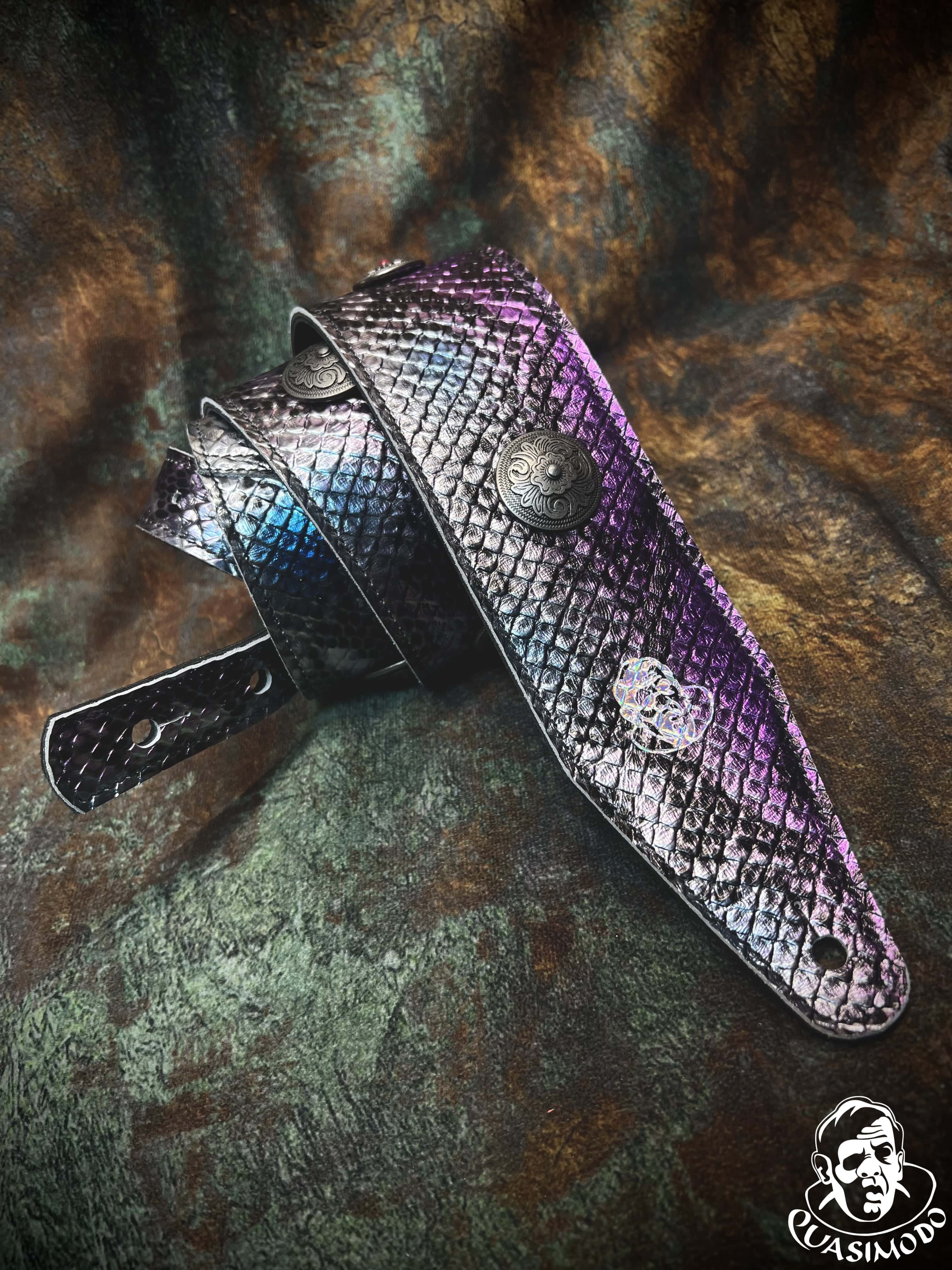 Image of Master handmade creative guitar straps-Face-Master Design-M-058