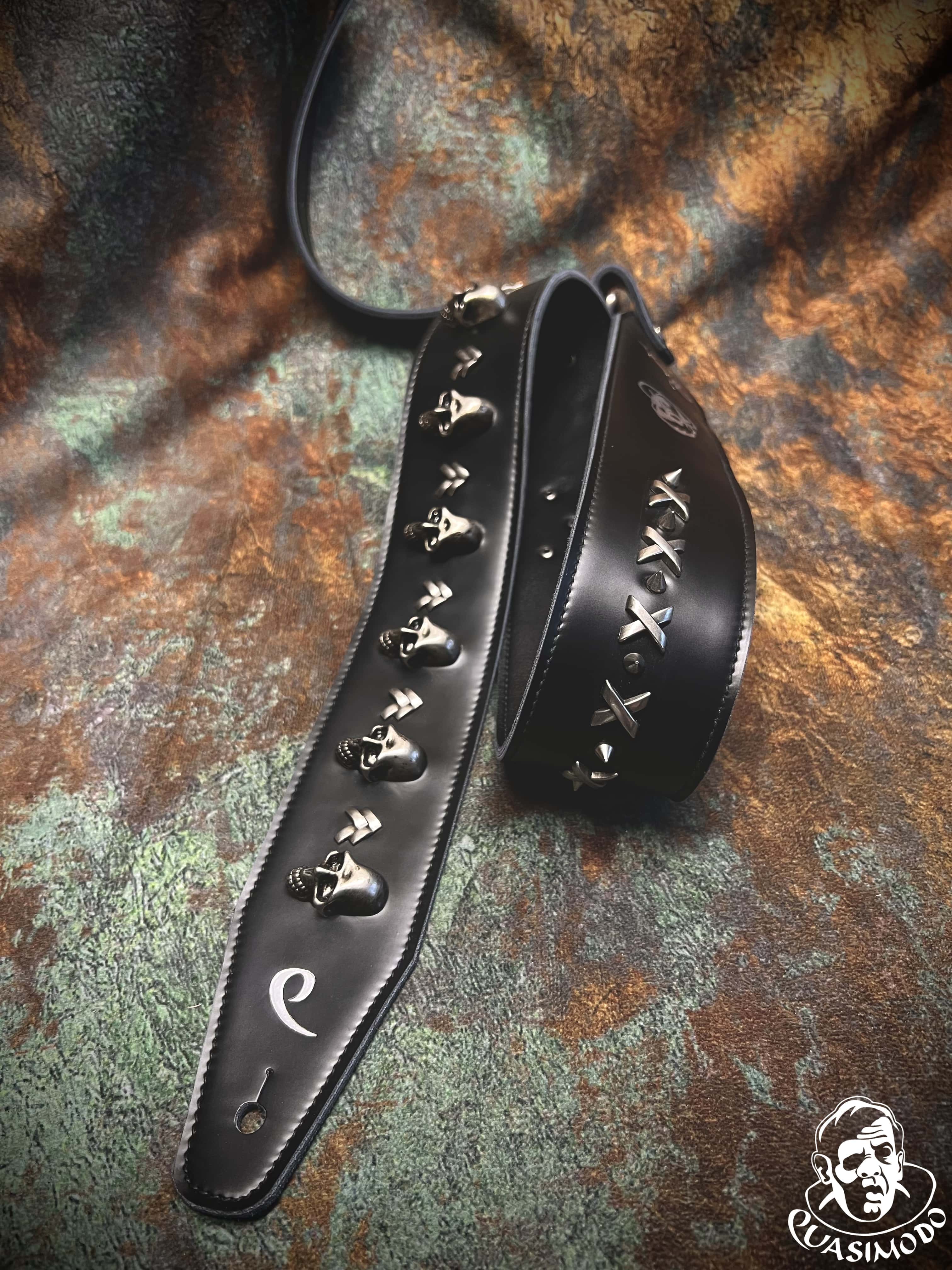 Image of Master handmade creative guitar straps-Face-Master Design-M-060