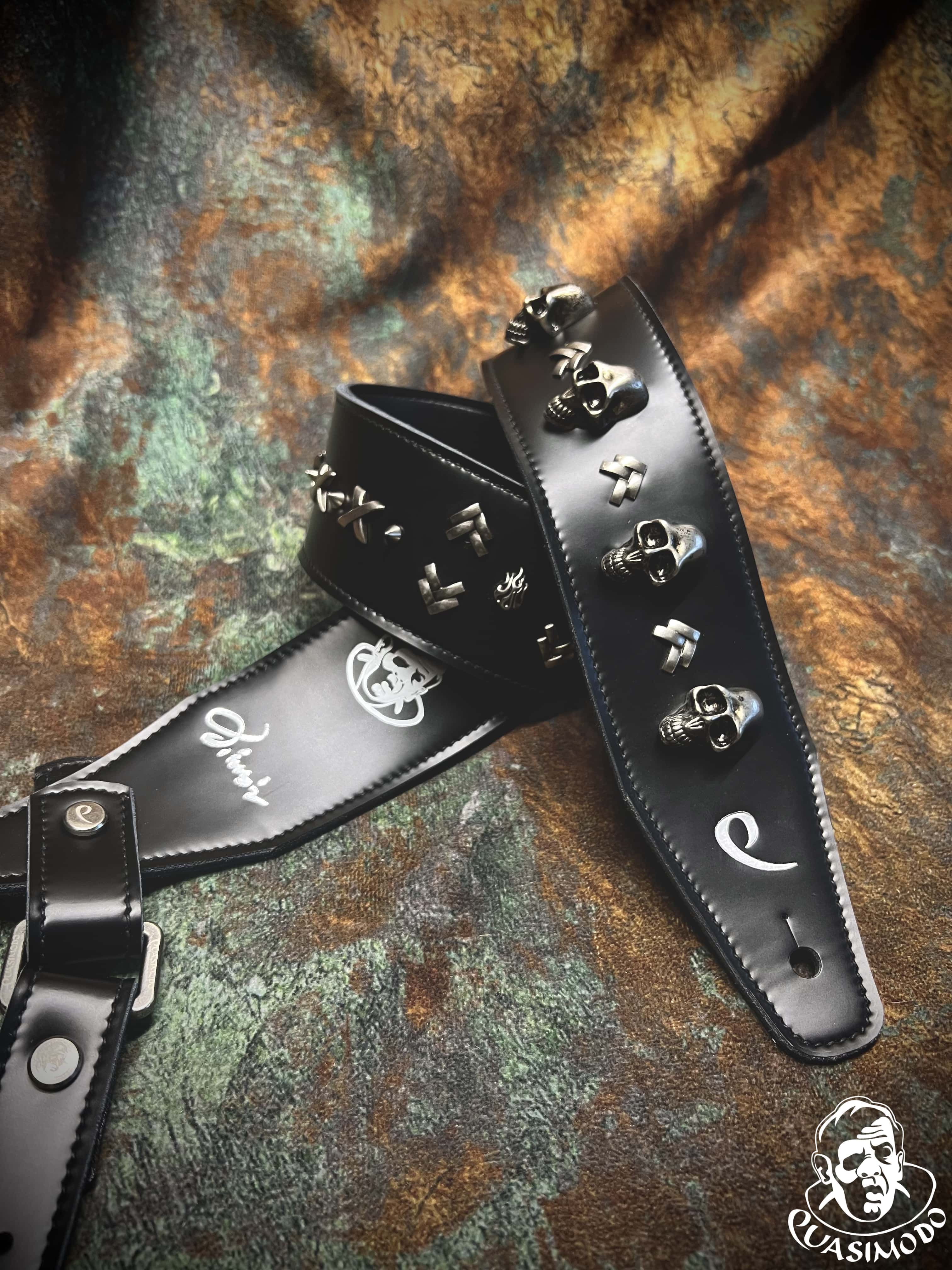 Image of Master handmade creative guitar straps-Face-Master Design-M-060