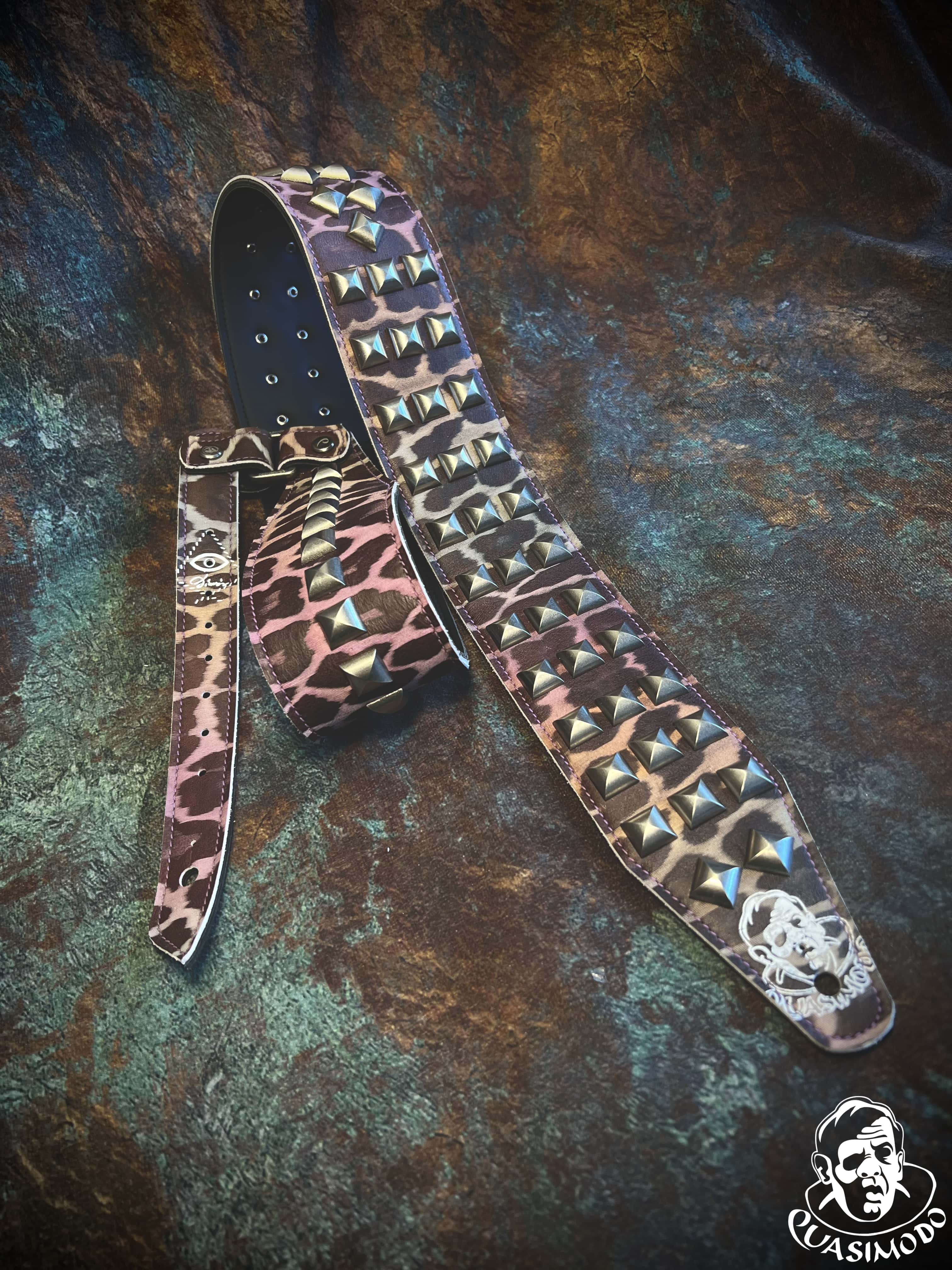 Image of Master handmade creative guitar straps-Face-Master Design-M-072