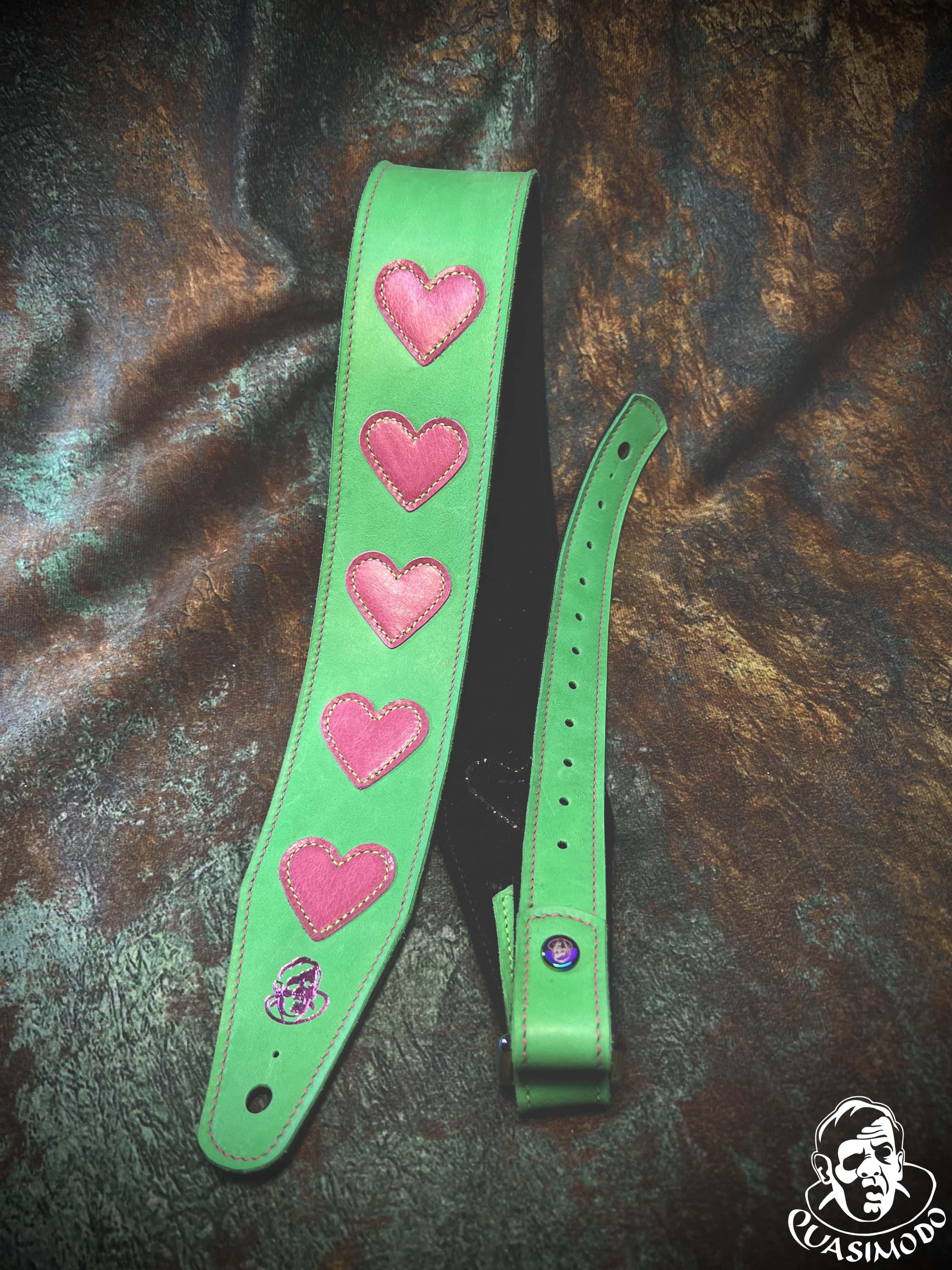 Image of Master handmade creative guitar straps-Face-Master Design-M-074