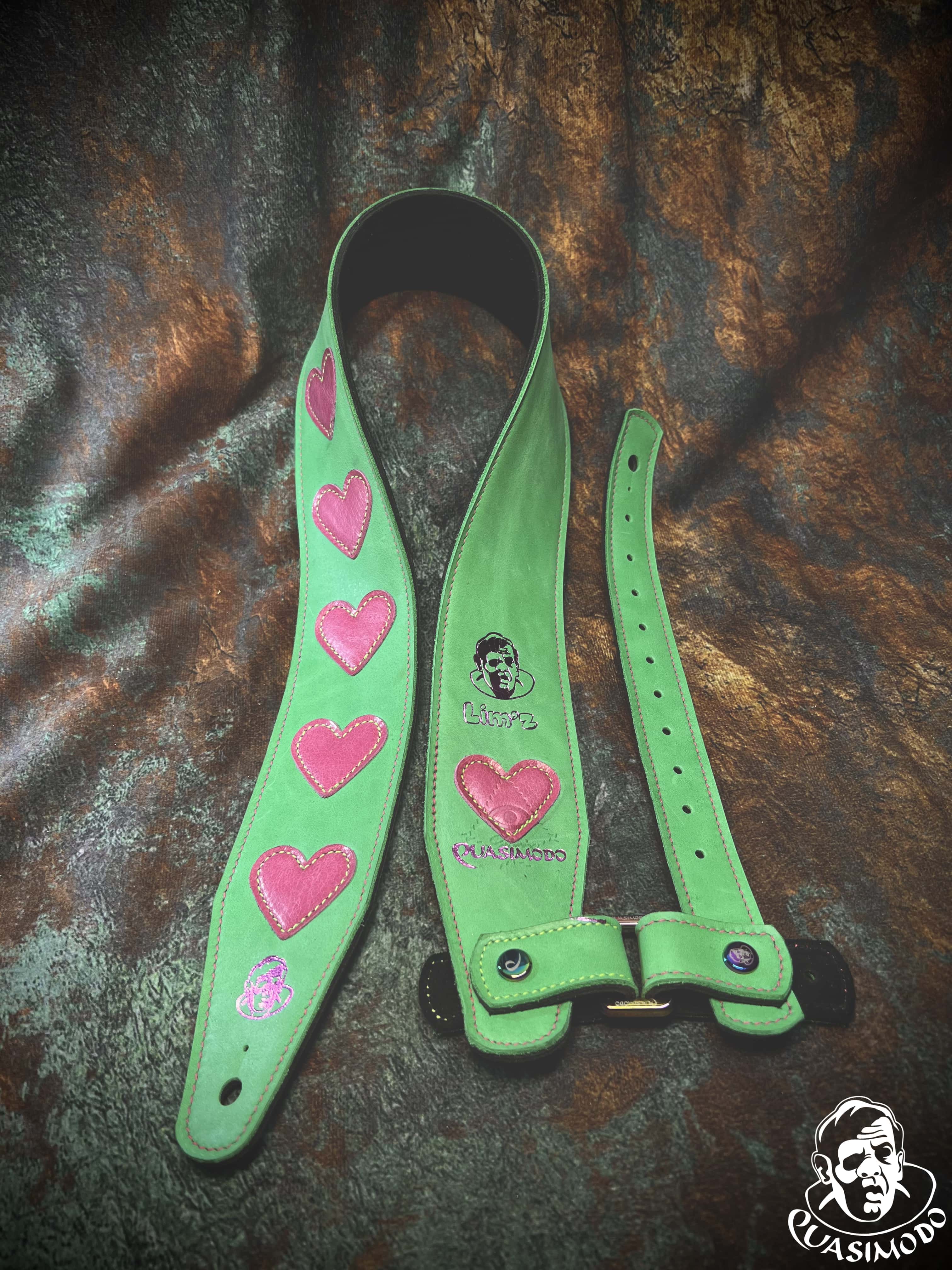 Image of Master handmade creative guitar straps-Face-Master Design-M-074