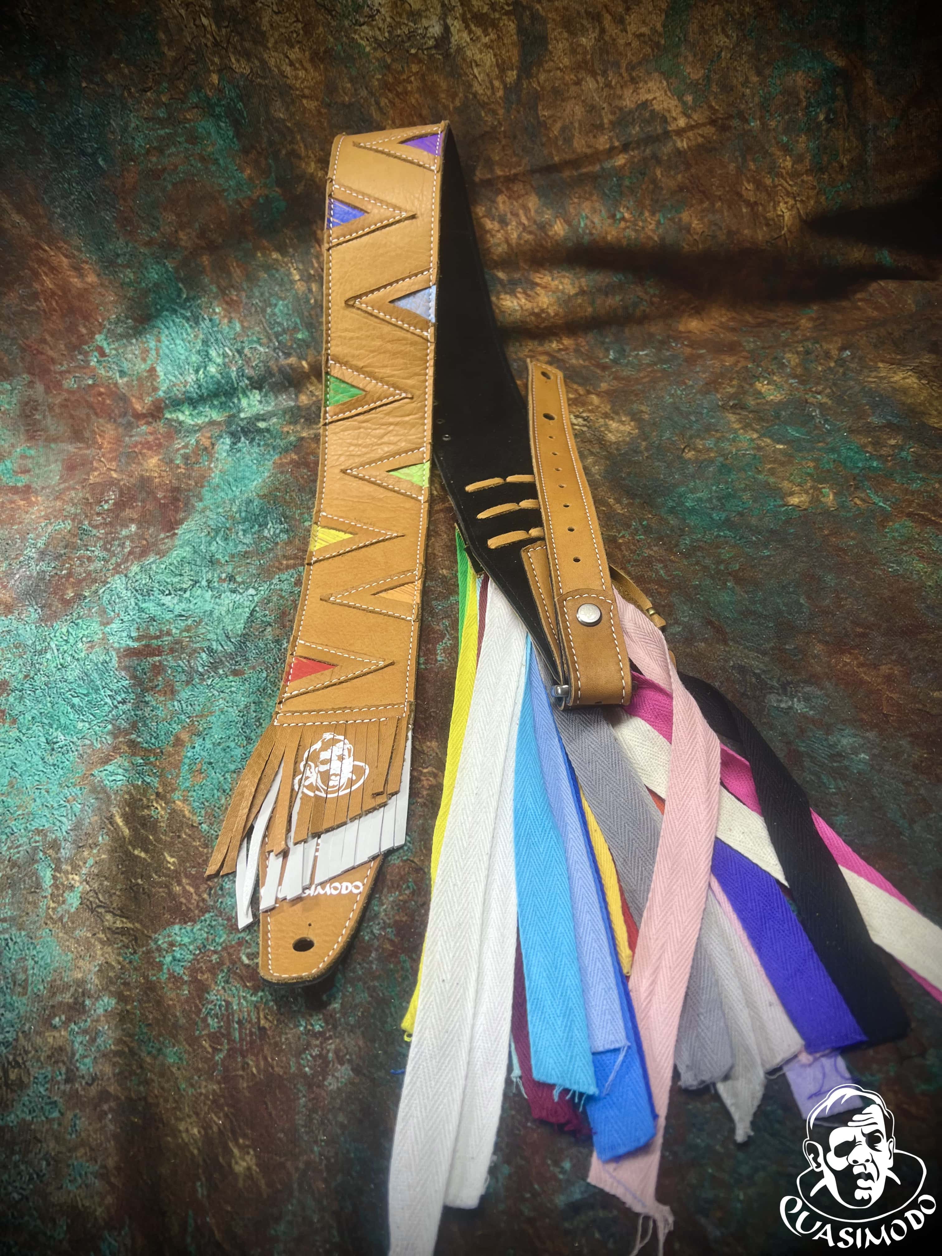 Image of Master handmade creative guitar straps-Face-Master Design-M-136