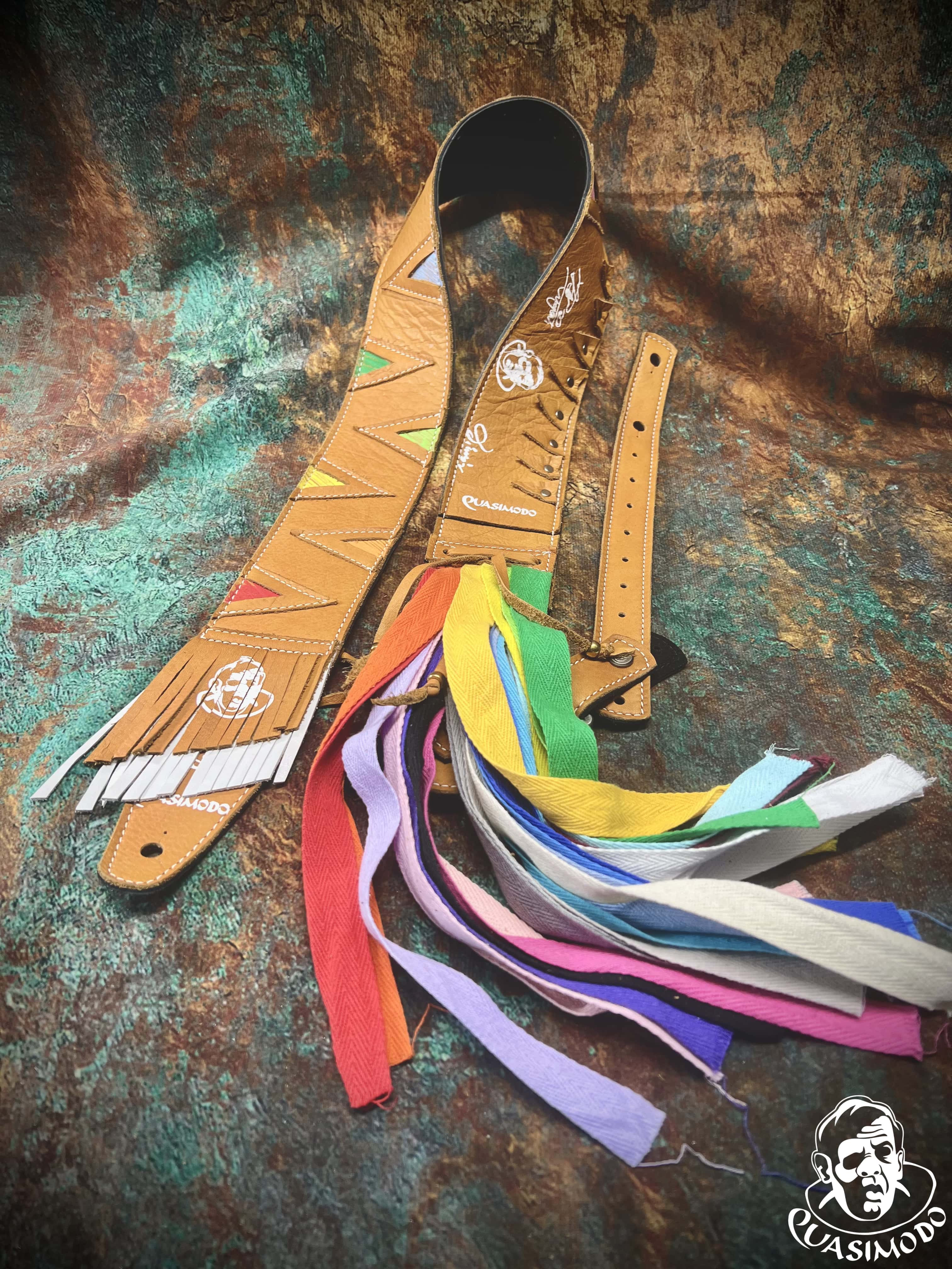 Image of Master handmade creative guitar straps-Face-Master Design-M-136