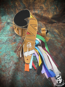 Image of Master handmade creative guitar straps-Face-Master Design-M-136