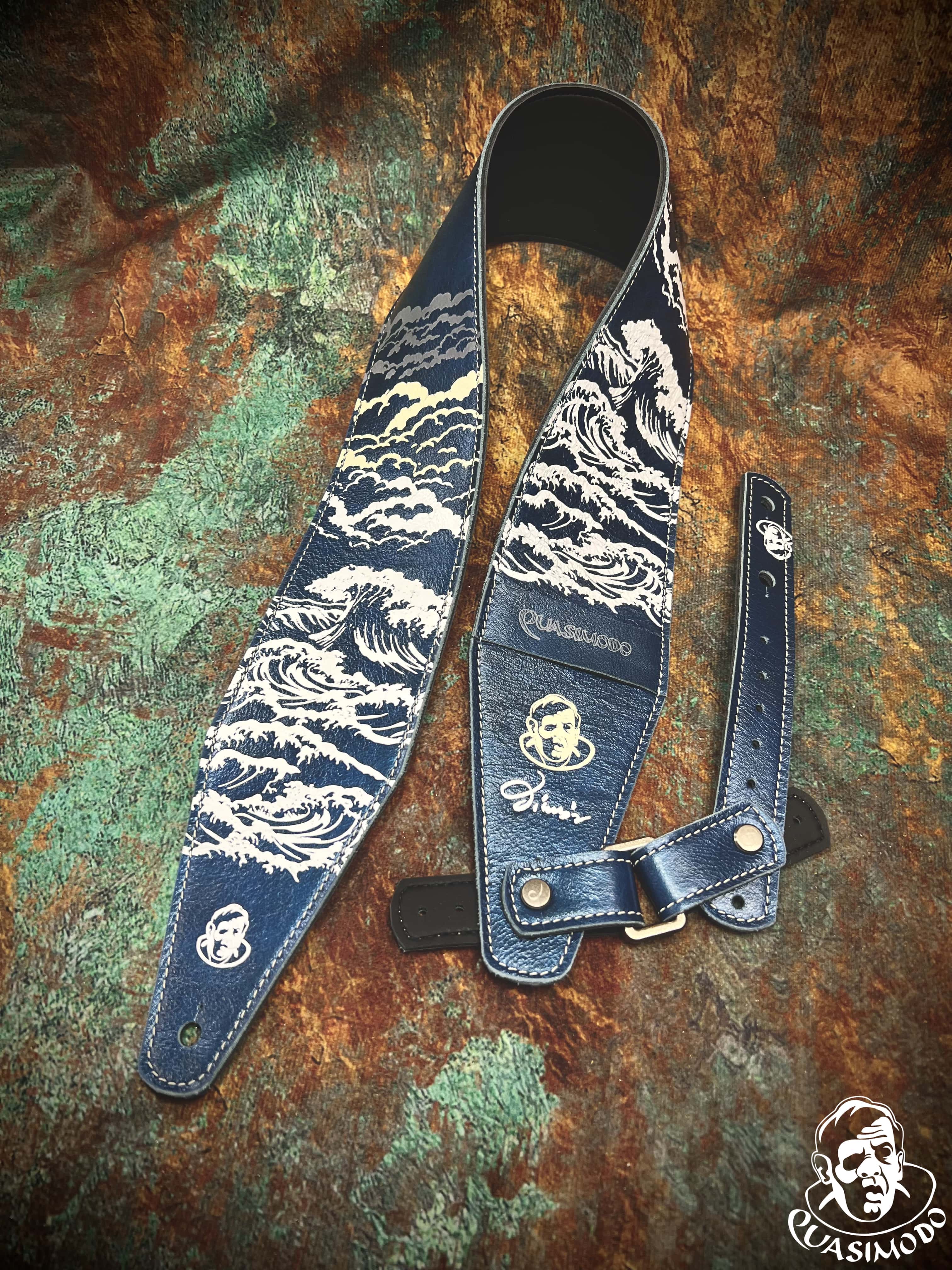 Image of Master handmade creative guitar straps-Face-Master Design-M-137