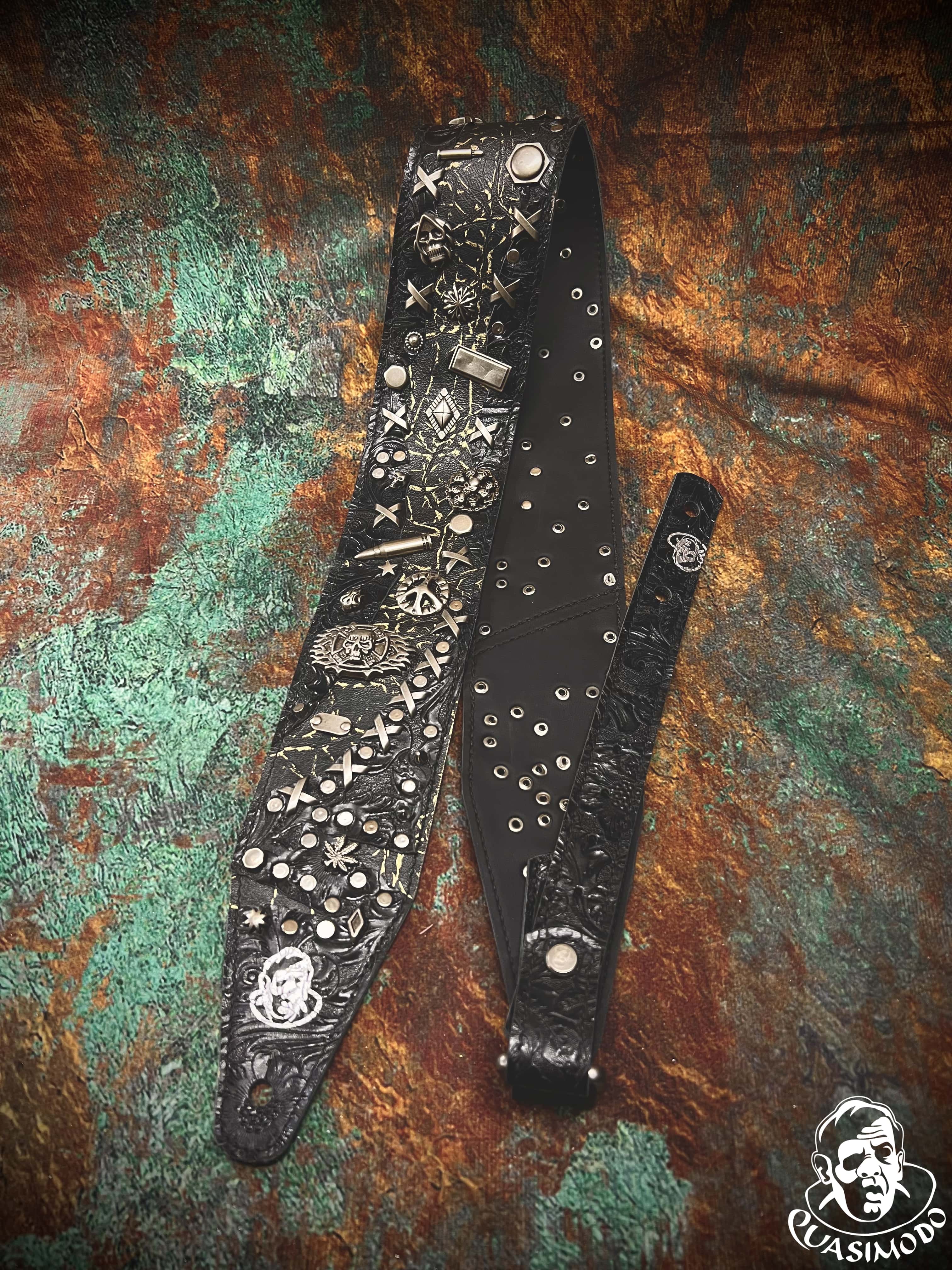 Image of Master handmade creative guitar straps-Face-Master Design-M-140