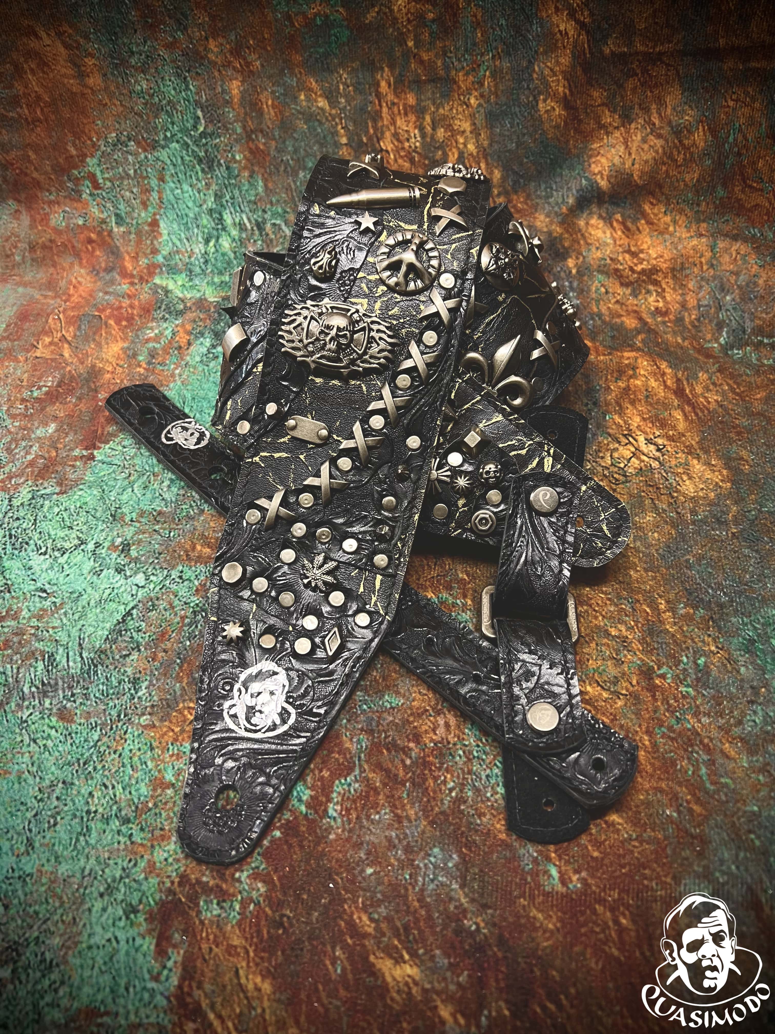 Image of Master handmade creative guitar straps-Face-Master Design-M-140