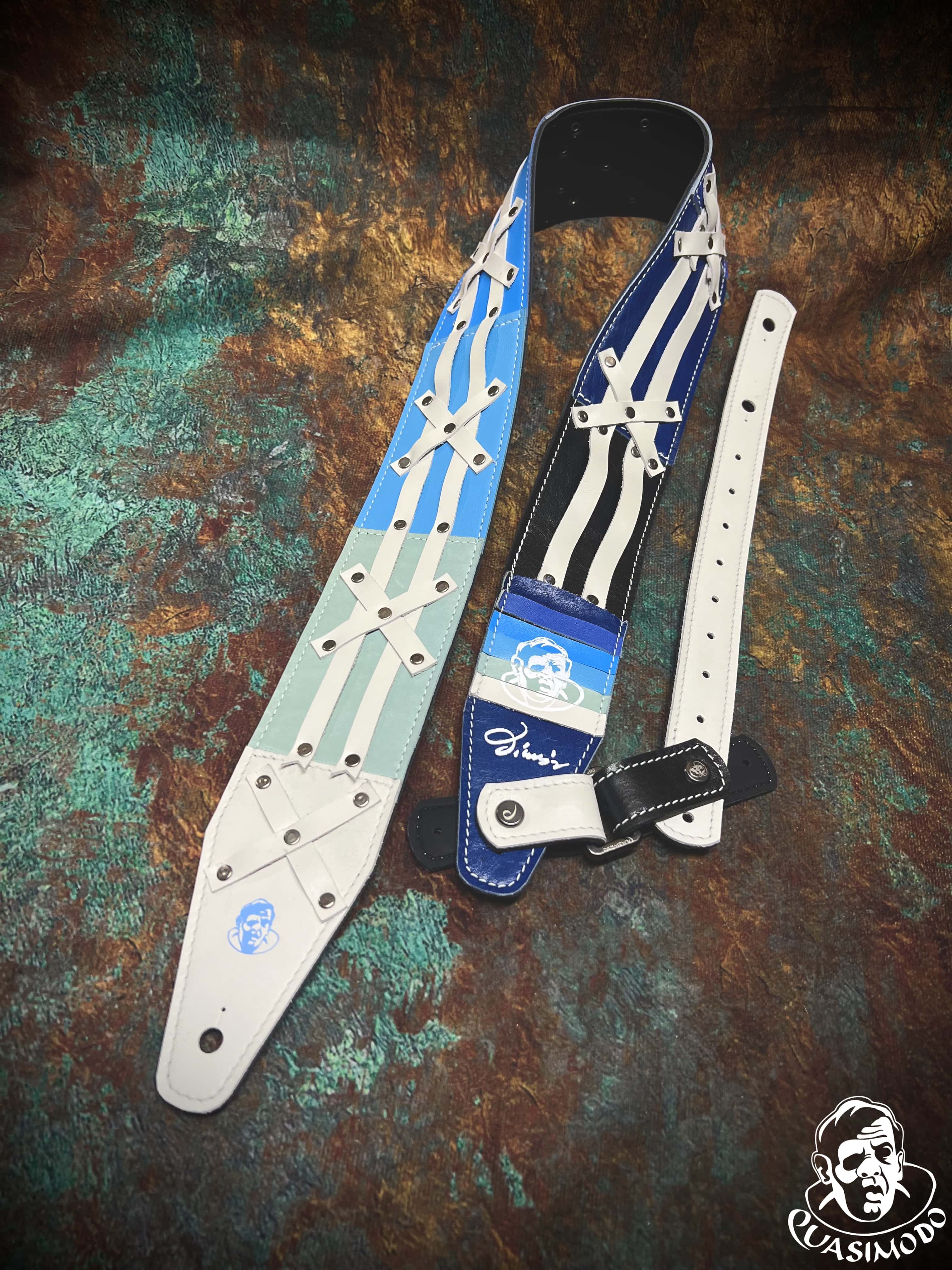 Image of Master handmade creative guitar straps-Face-Master Design-M-143