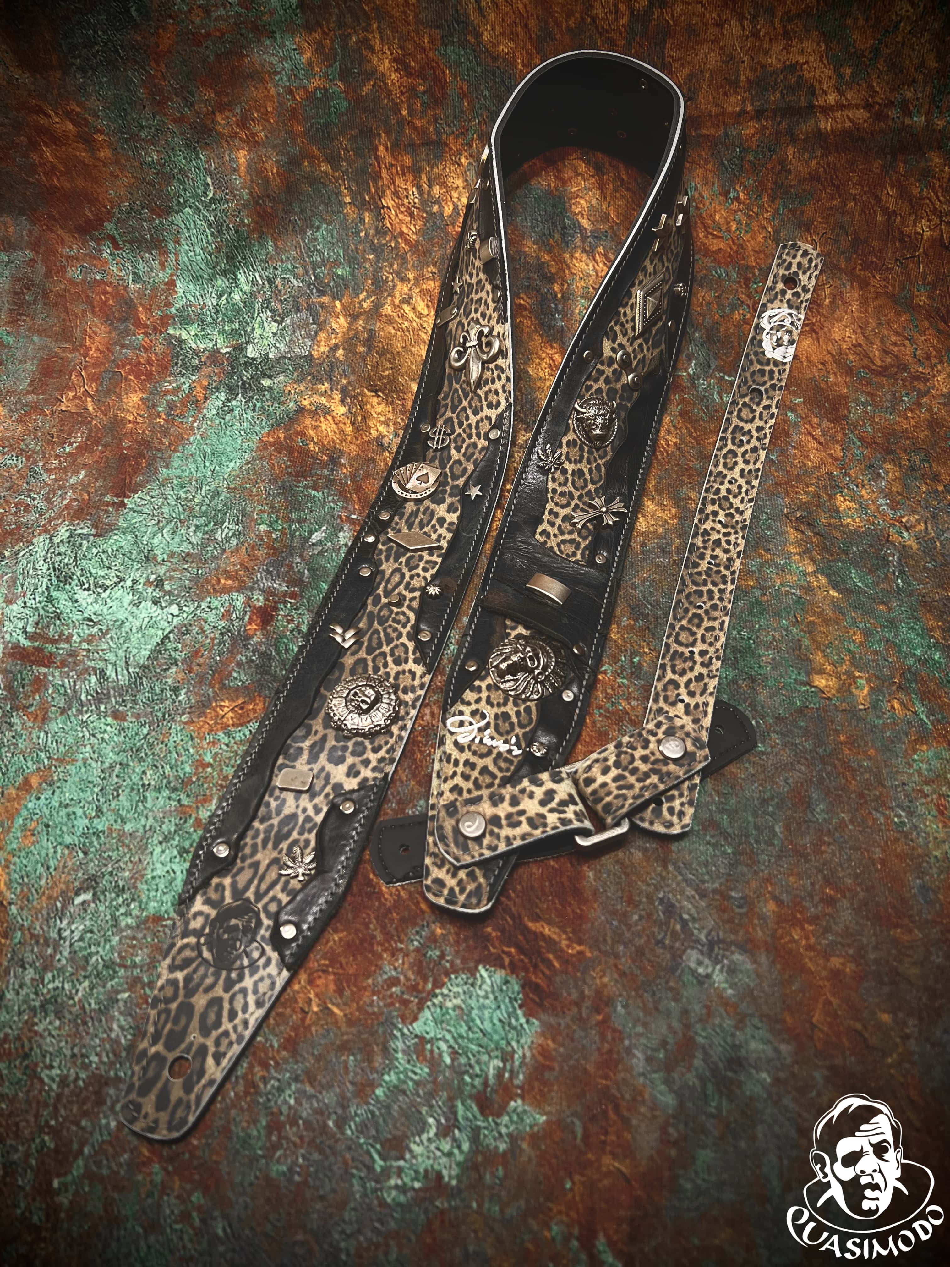 Image of Master handmade creative guitar straps-Face-Master Design-M-145